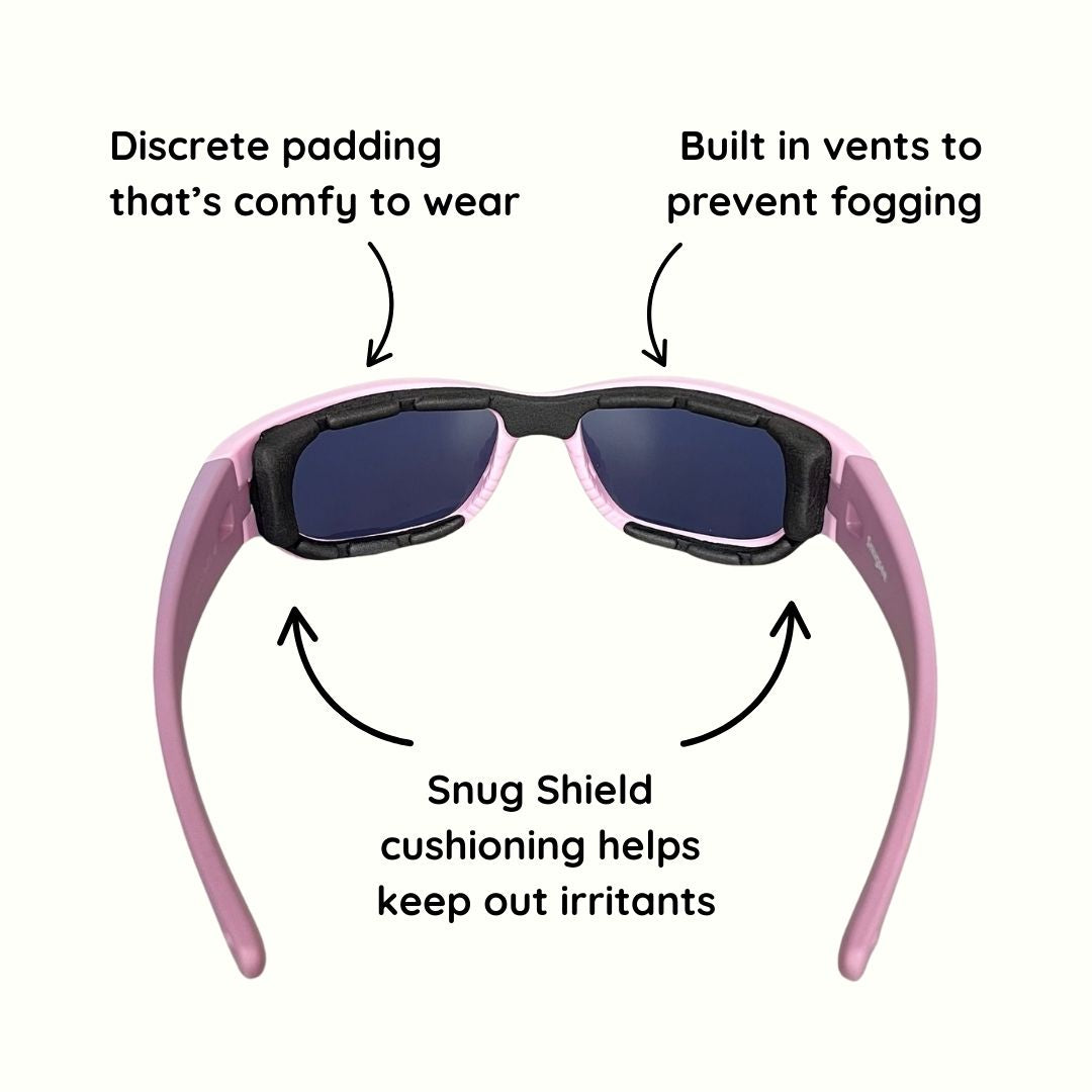Pink Lilac Kids Sunglasses | Signature Lens | Snug Fit | 6-12 Years