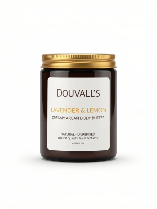 Organic Creamy Argan Body Butter 240ml | Available in four scents