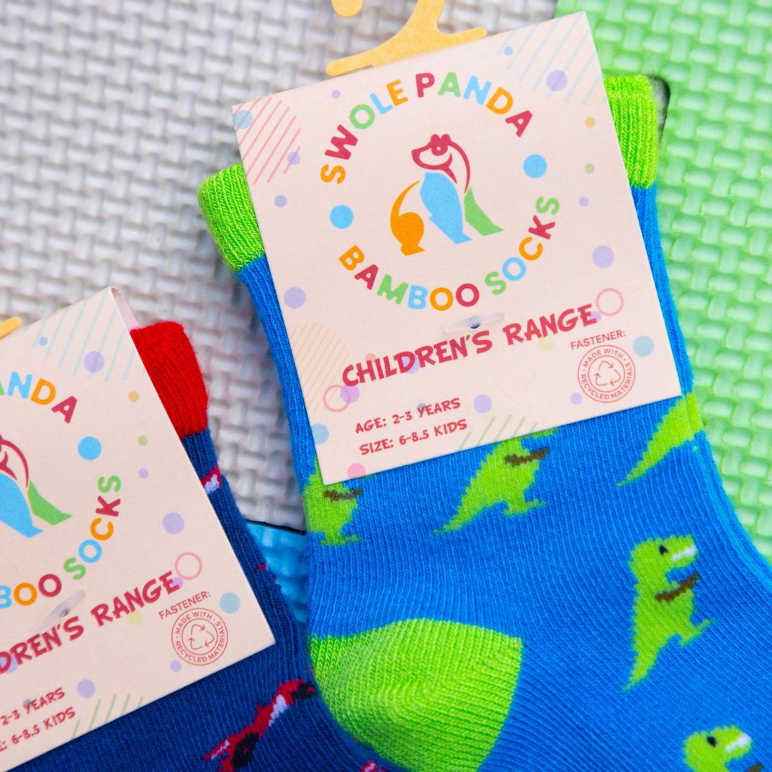Children's T-Rex Bamboo Socks