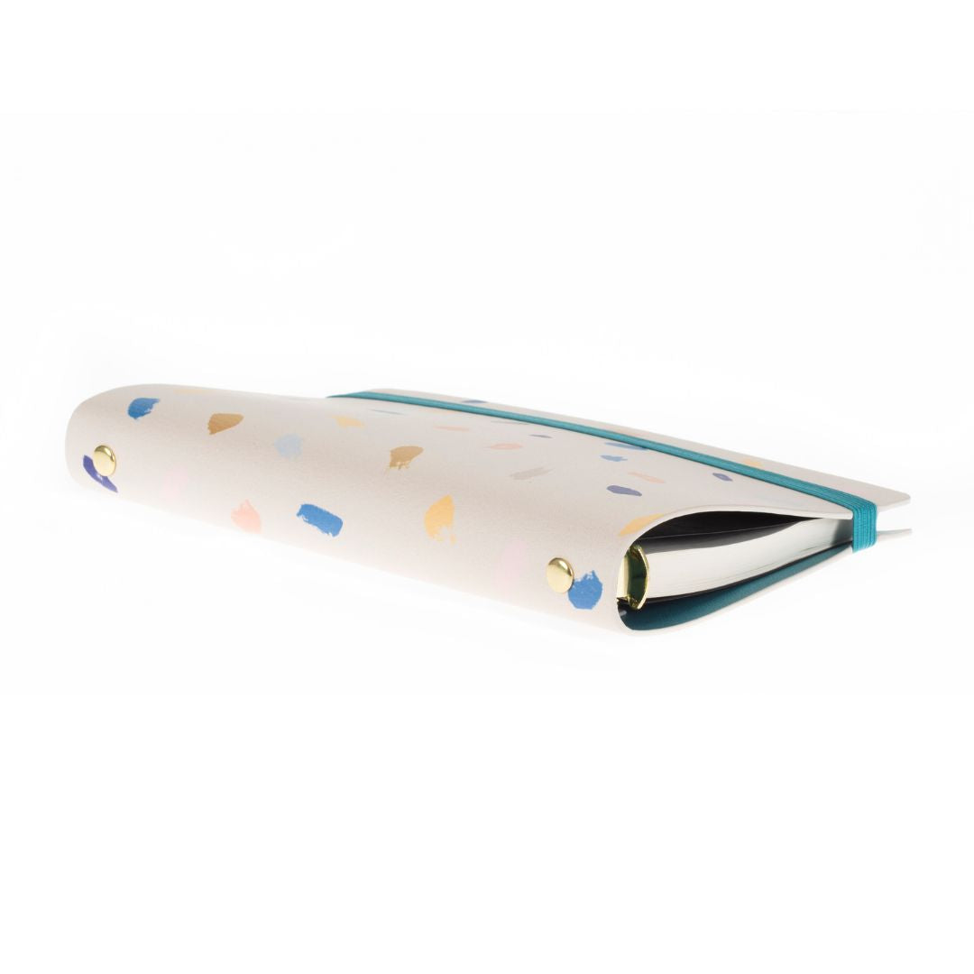 Undated Week-to-View Personal Dayplanner - Soft Cover Fashion - Brush Strokes (PRSTU3.BS)
