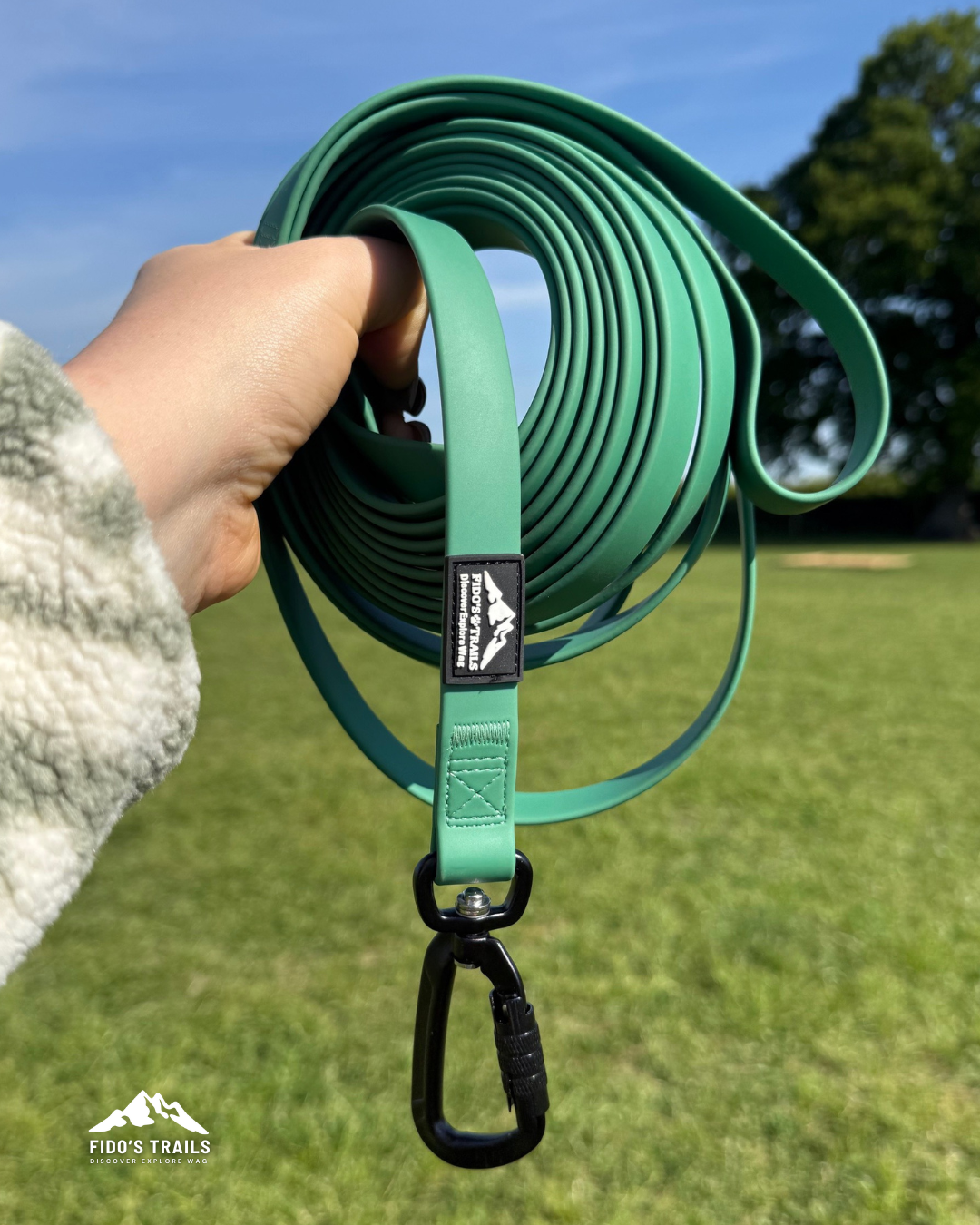 Waterproof 5m Longline Lead | Fido’s Trails  – Durable, Lightweight, Ideal for Dog Training and Outdoor Adventures