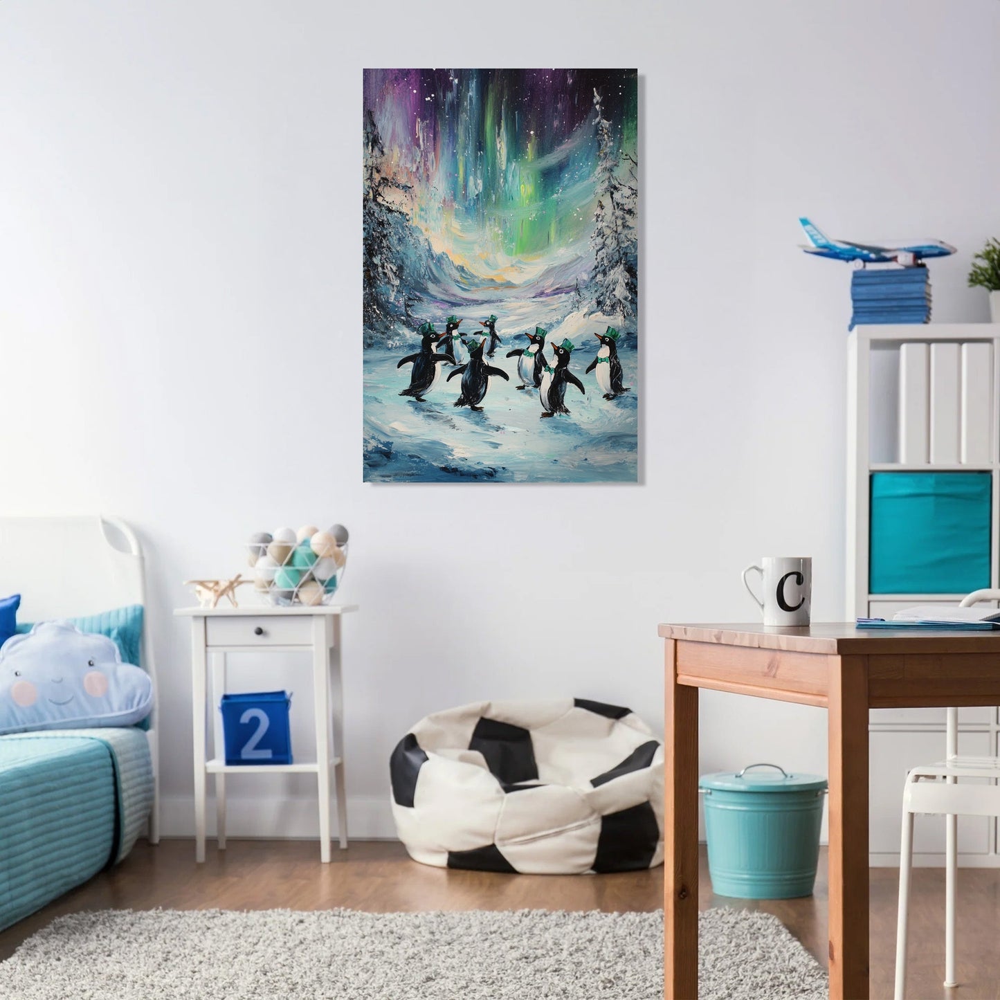 Penguin Dance Canvas