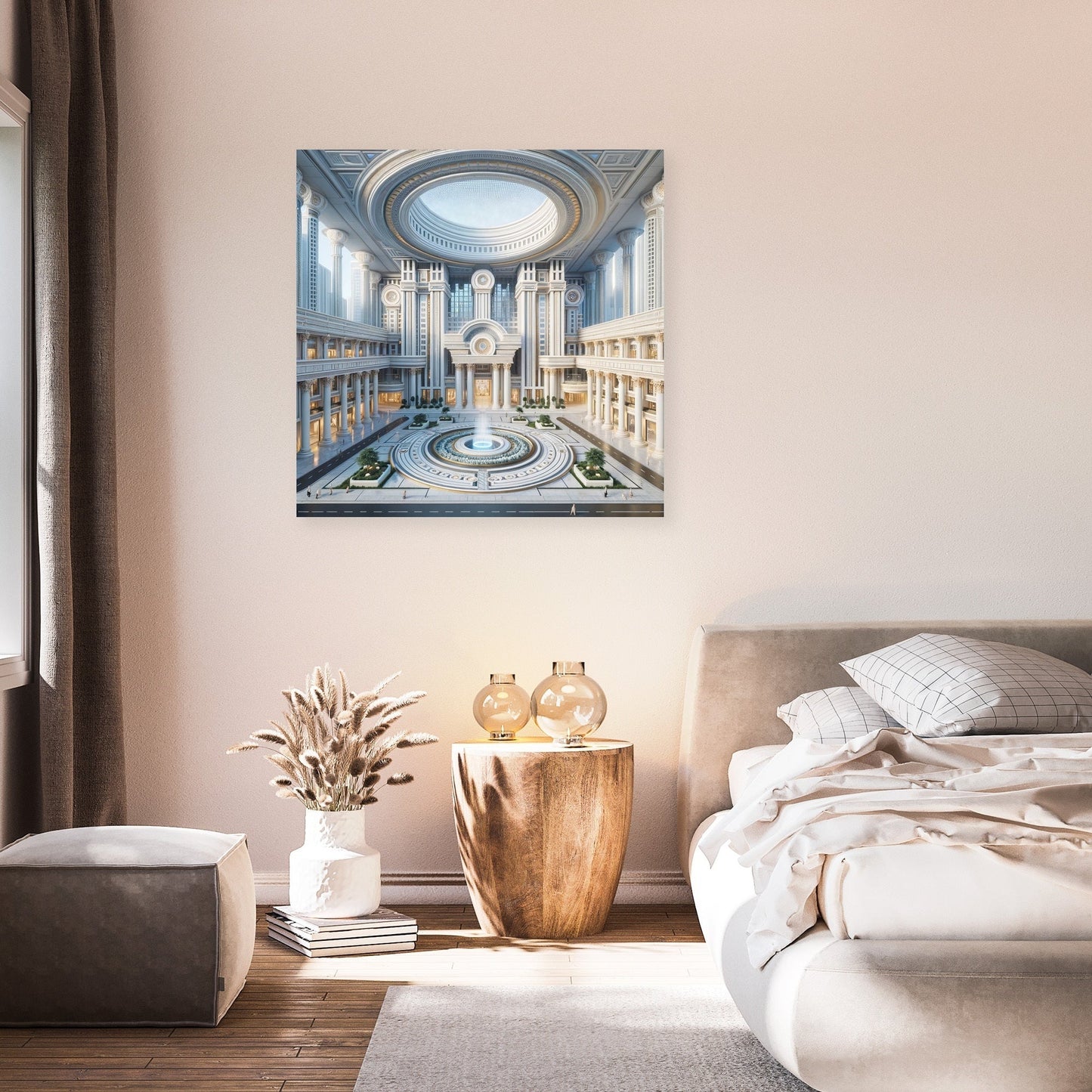 Neo-Future Elegance Canvas