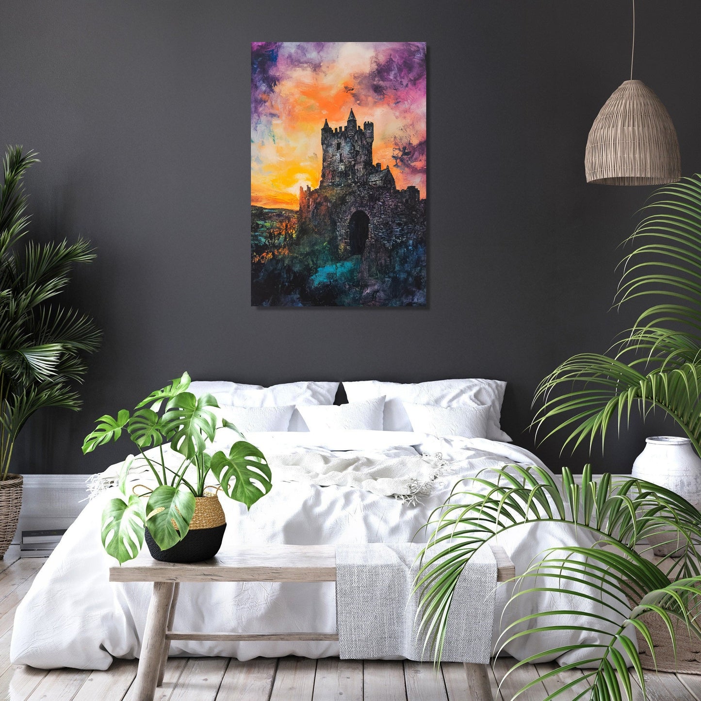Blarney Castle Sunset Canvas
