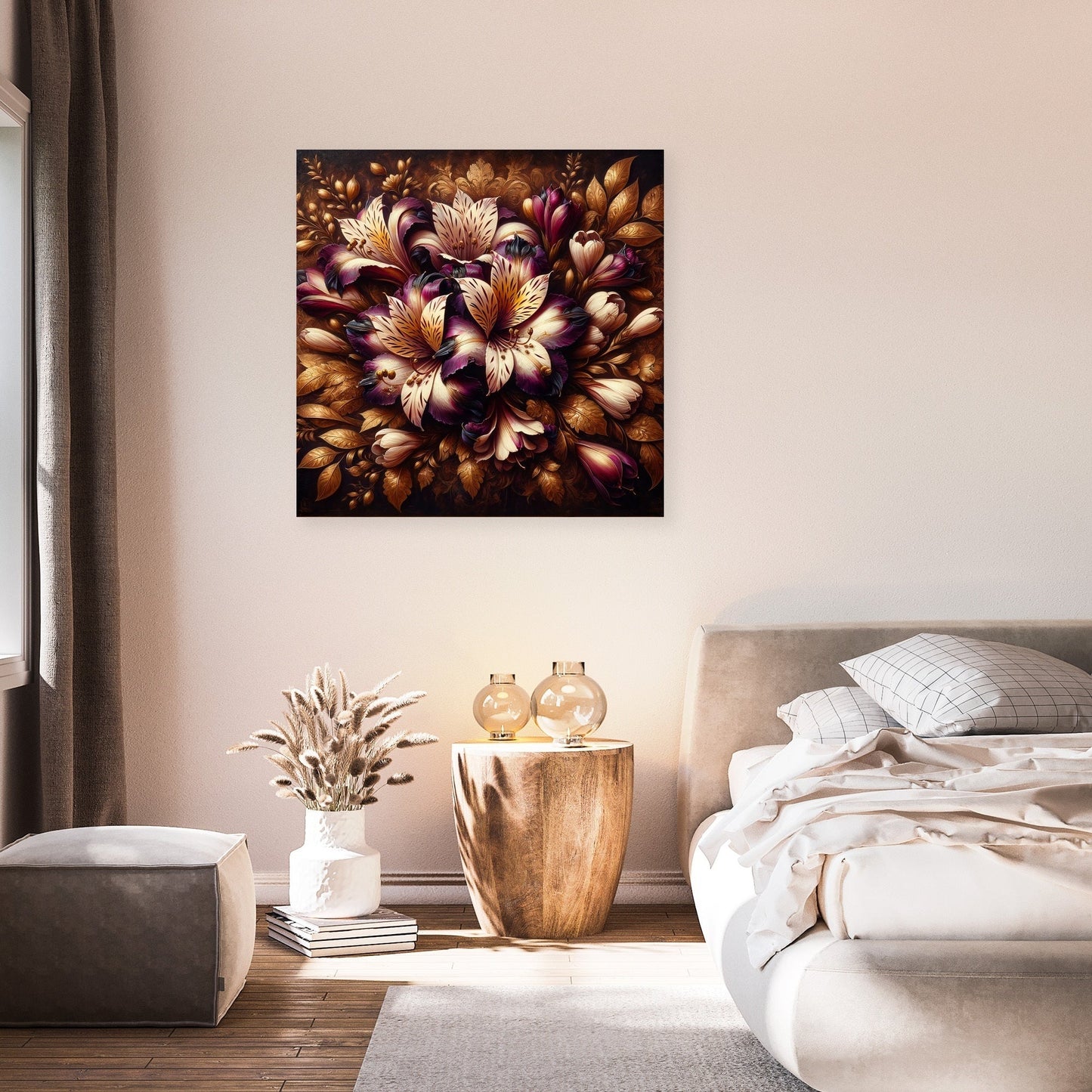 Regal Alstroemeria Canvas