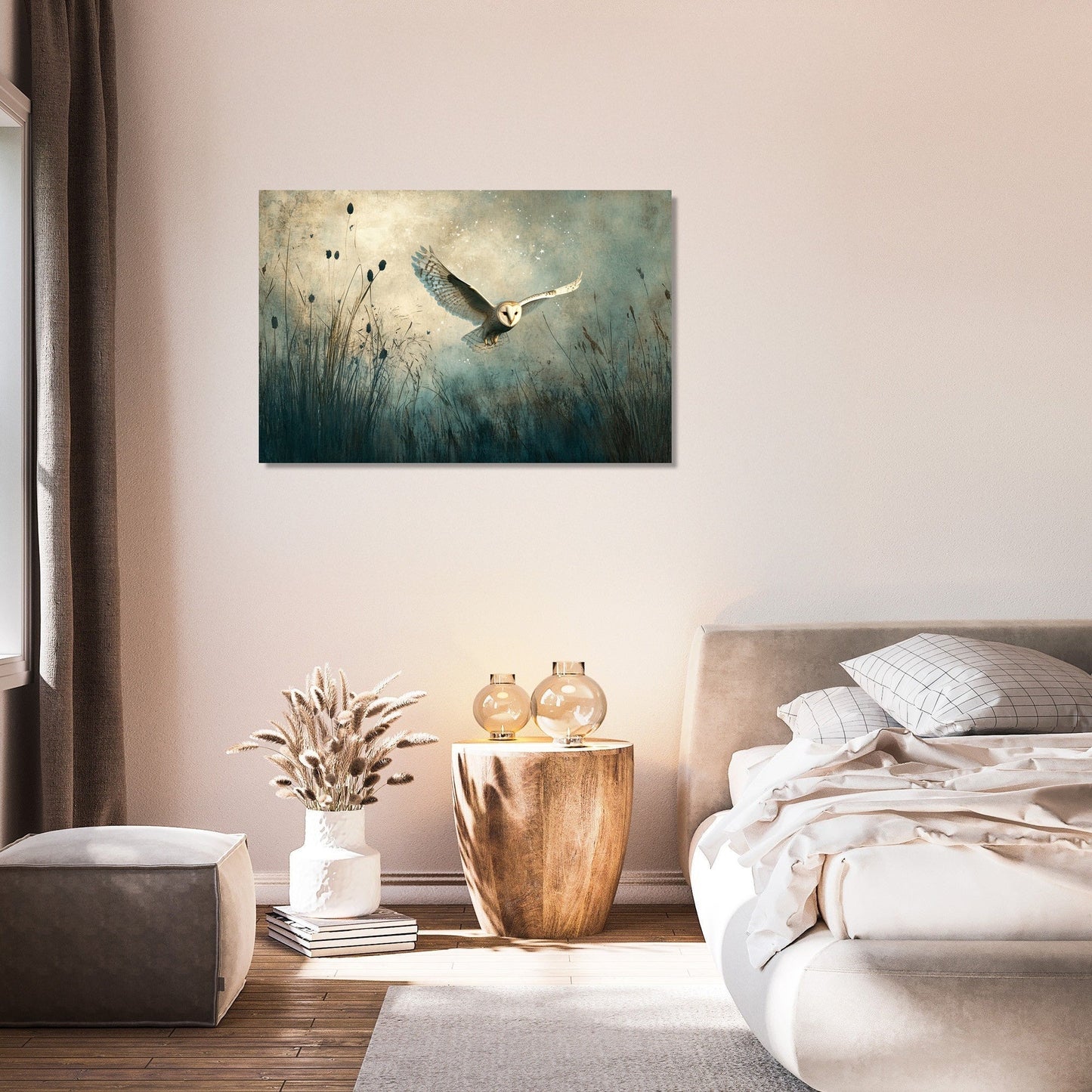 Barn Owl Serenity Canvas