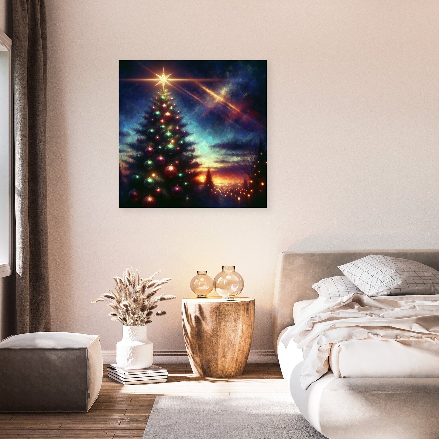 Twilight Christmas Reverie Canvas