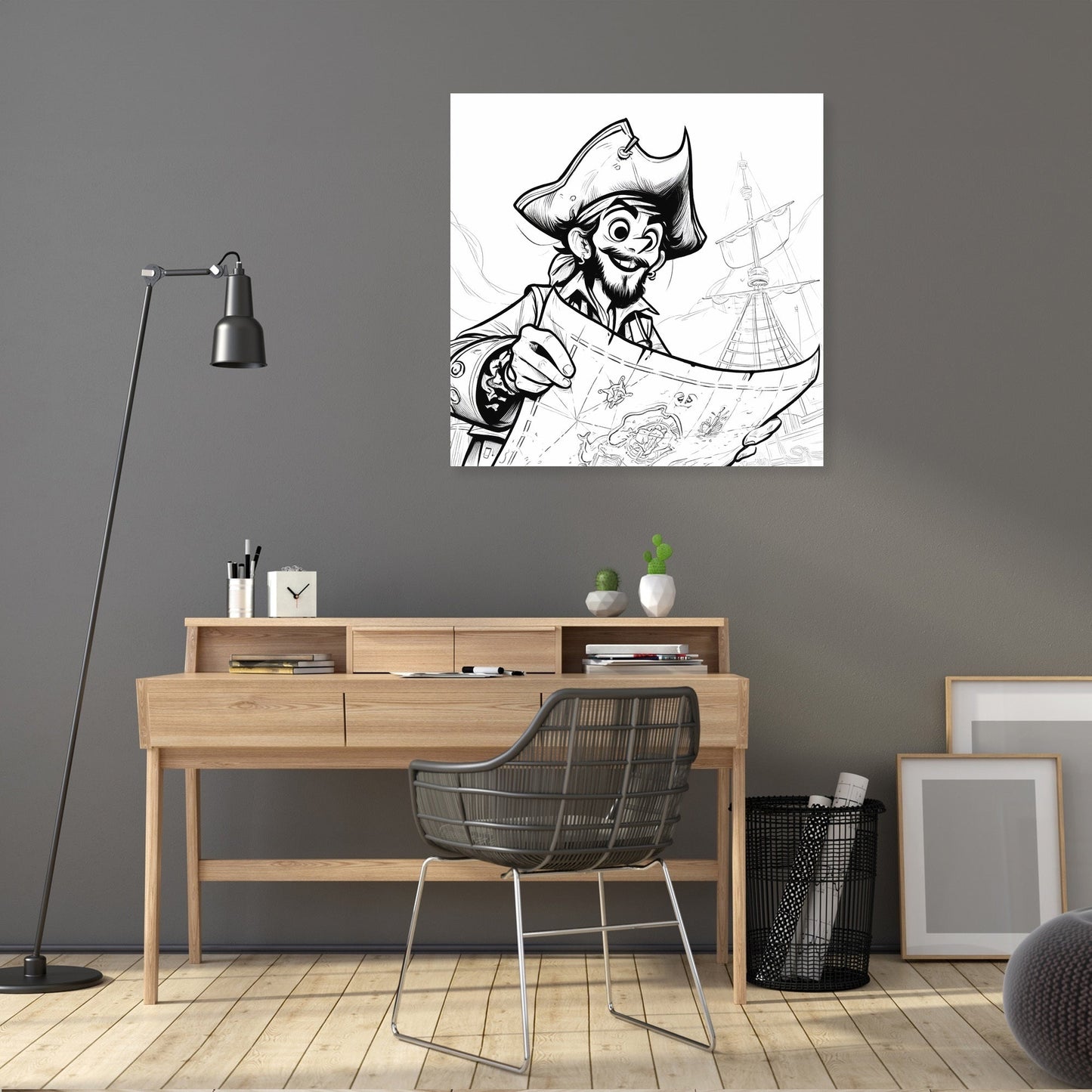 Whimsical Pirate Quest Canvas