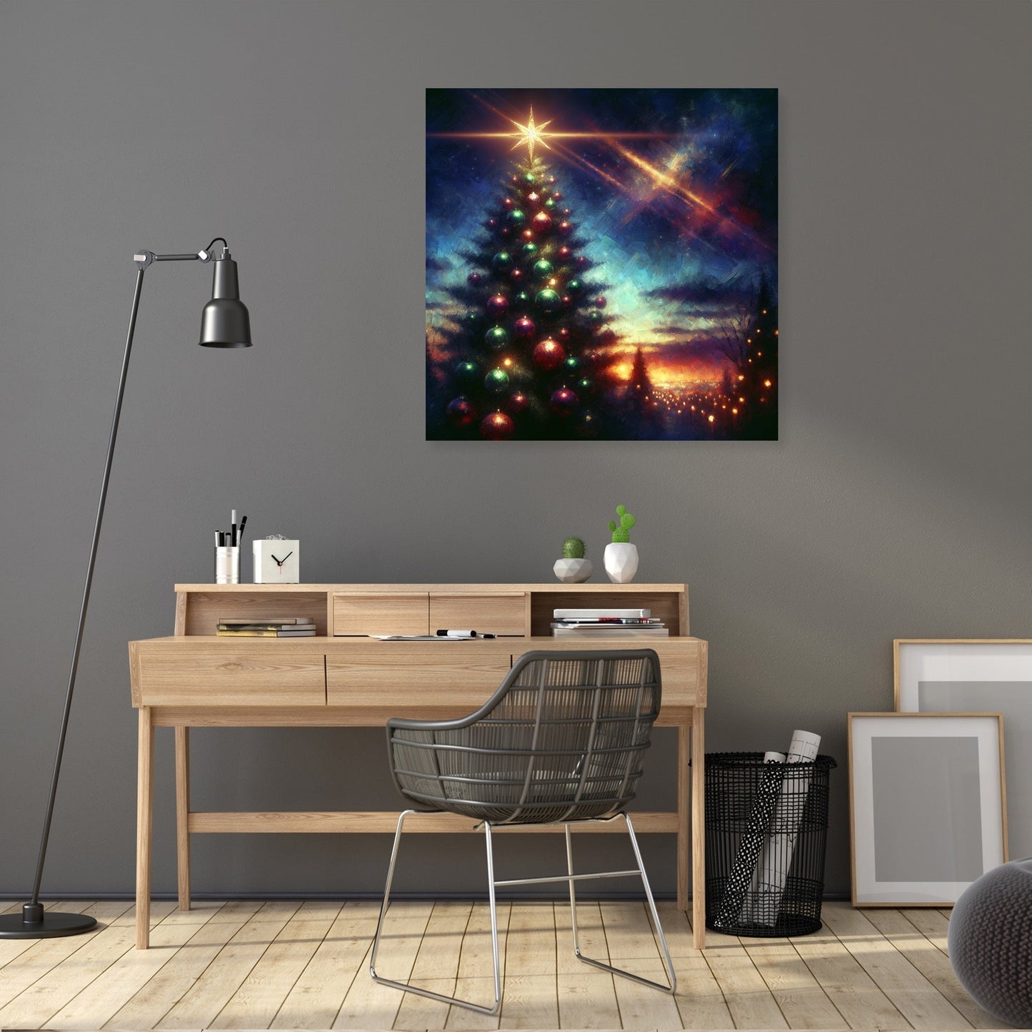 Twilight Christmas Reverie Canvas