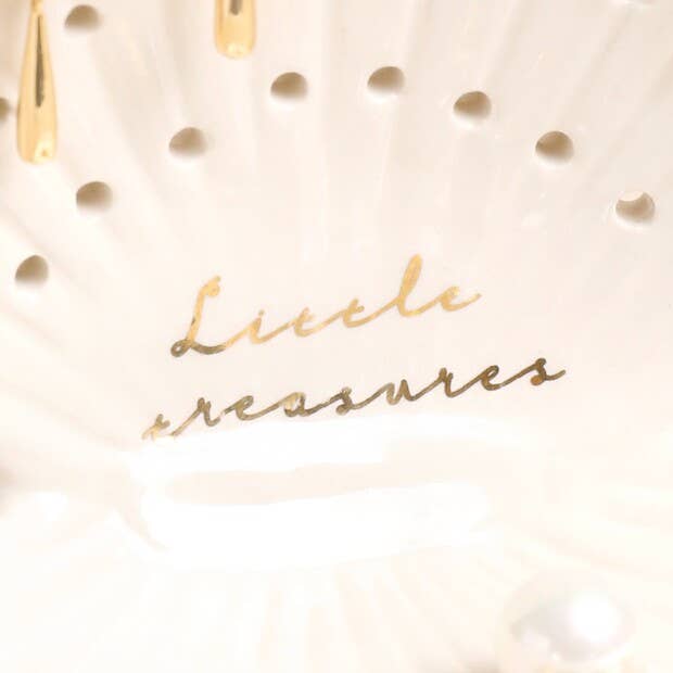 Lisa Angel Shell Earring Holder and Jewellery Dish