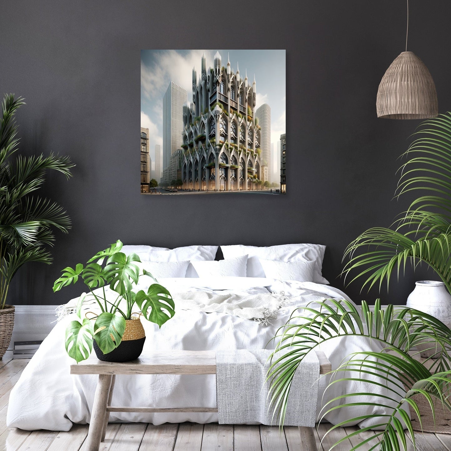 Gothic Urban Fusion Canvas