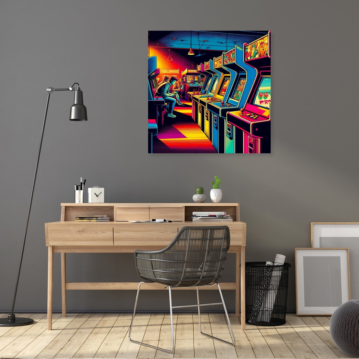 Arcade Retro Pop Canvas