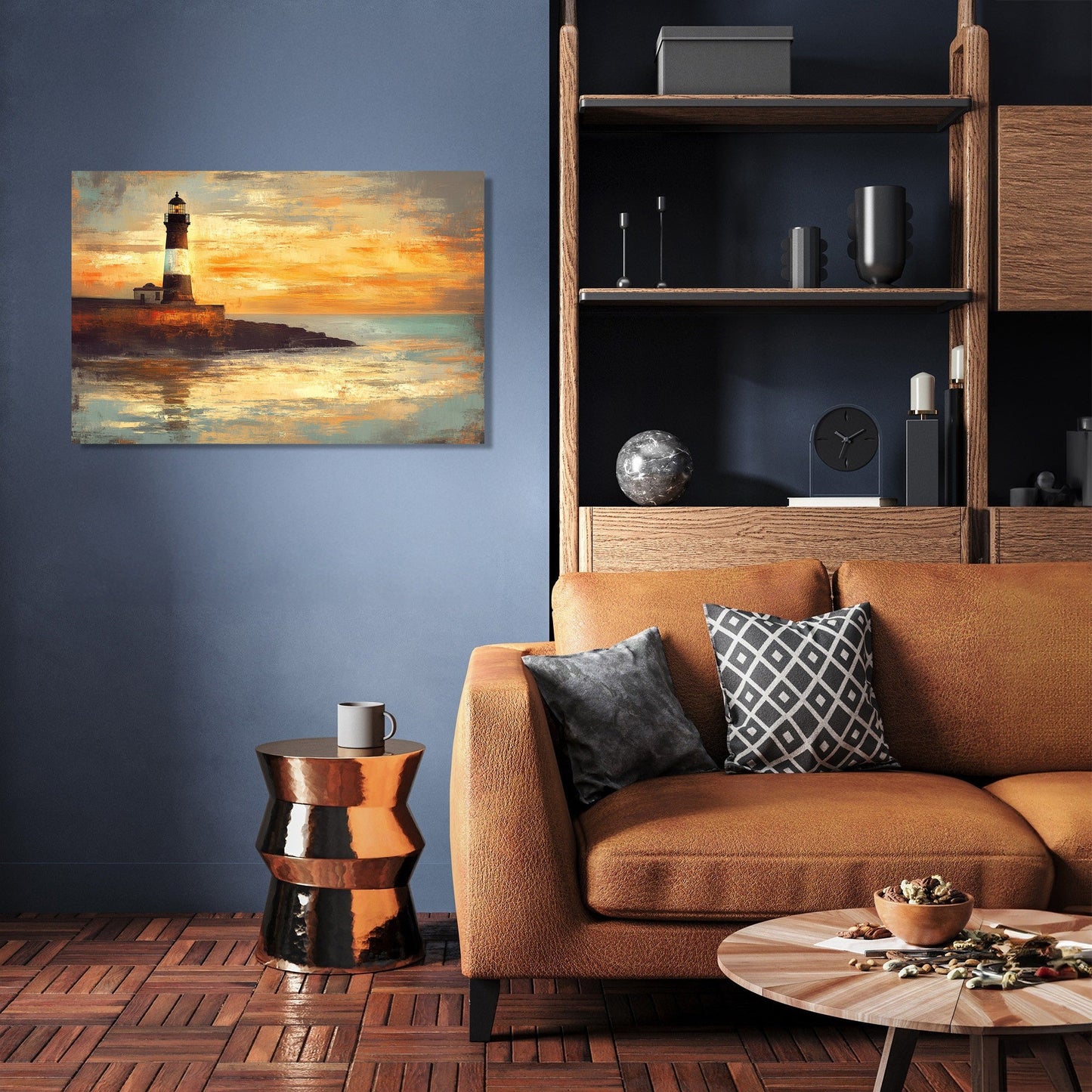 Plymouth Hoe Sunset Canvas