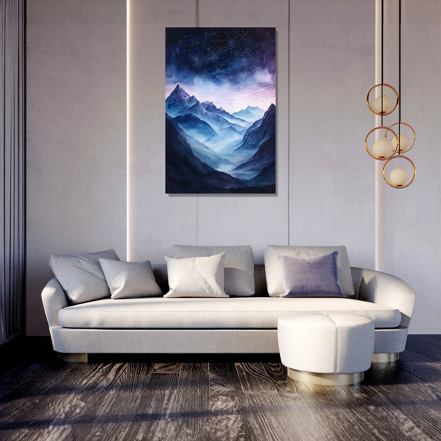 Dreamy Peaks Nostalgia Canvas