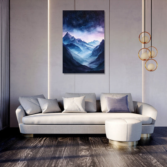 Dreamy Peaks Nostalgia Canvas