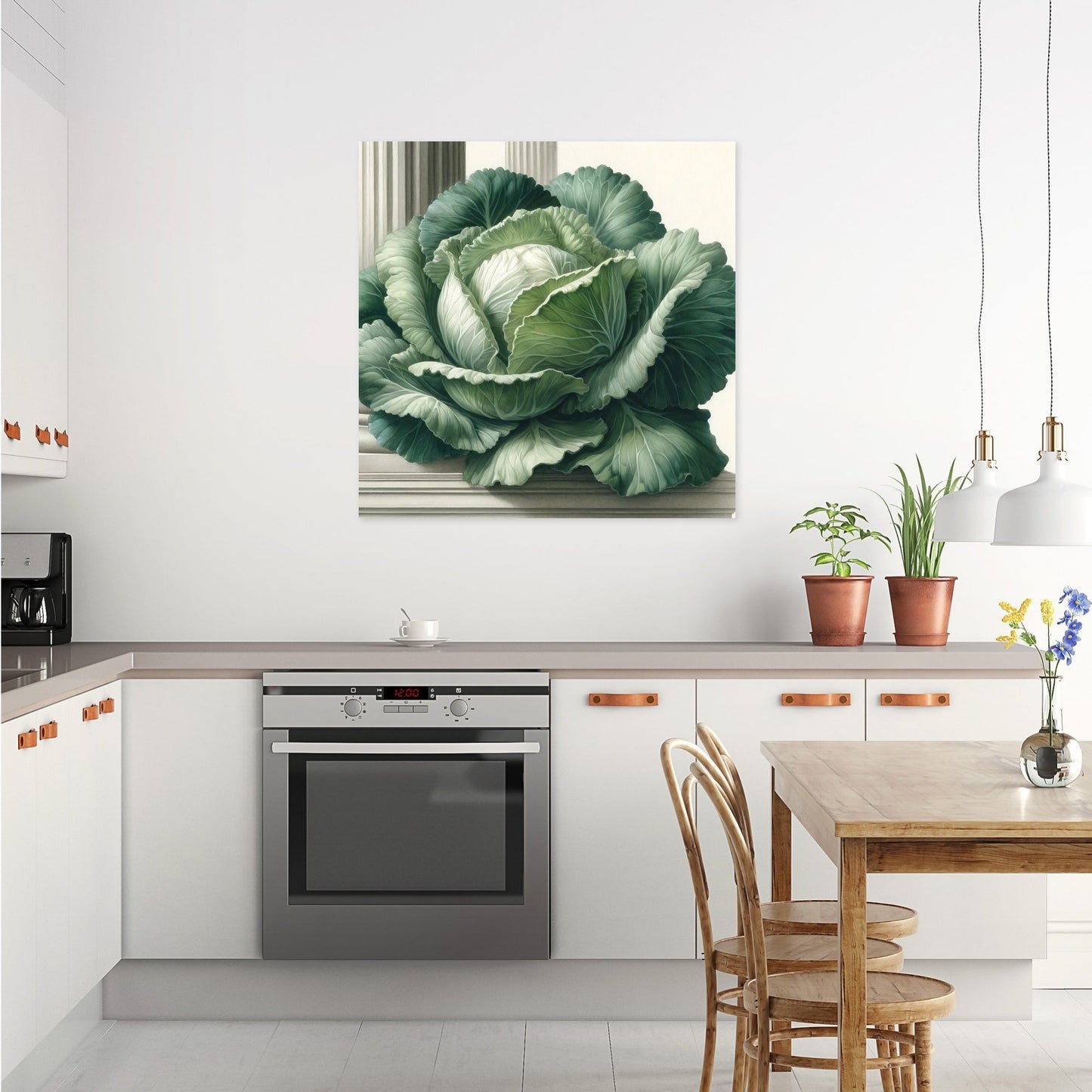 Classic Cabbage Cluster Canvas