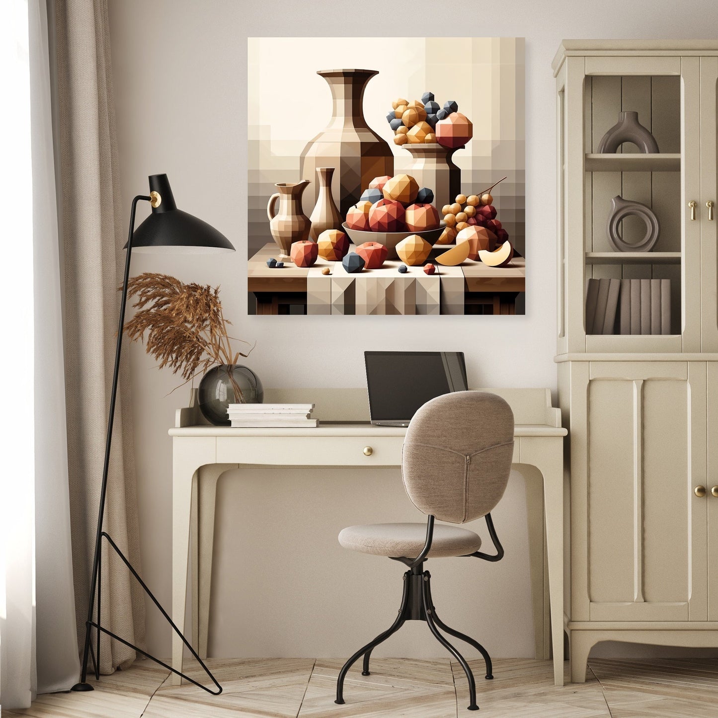 Geometric Still Life Canvas