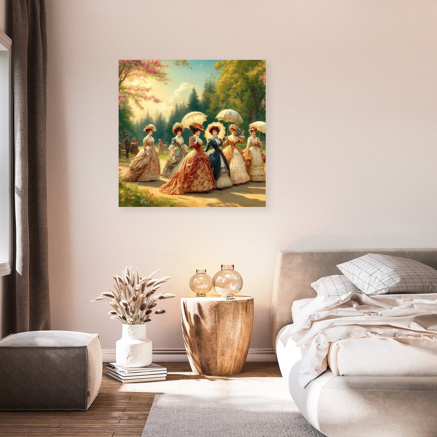 Victorian Spring Elegance Canvas