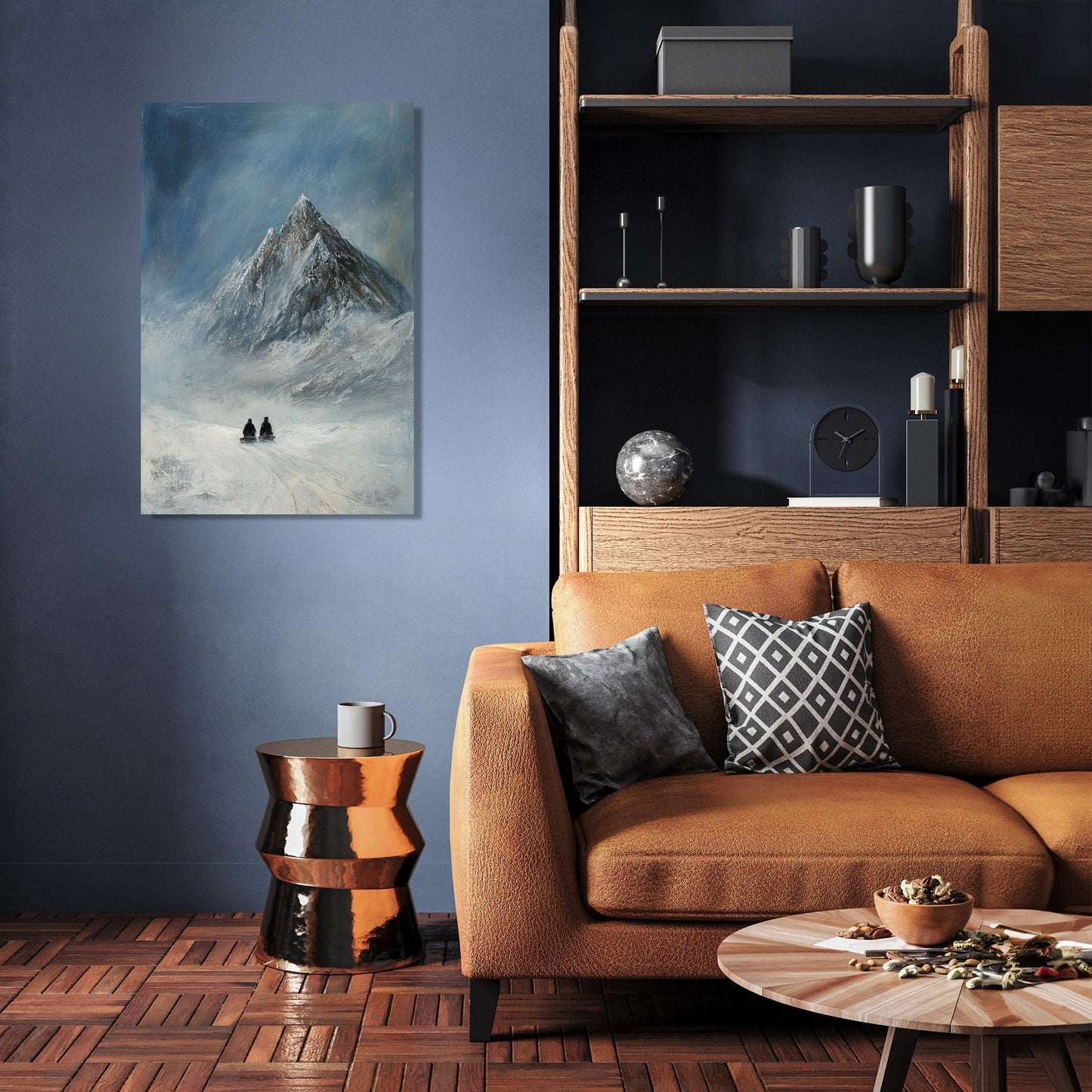 Sledging Adventure Canvas