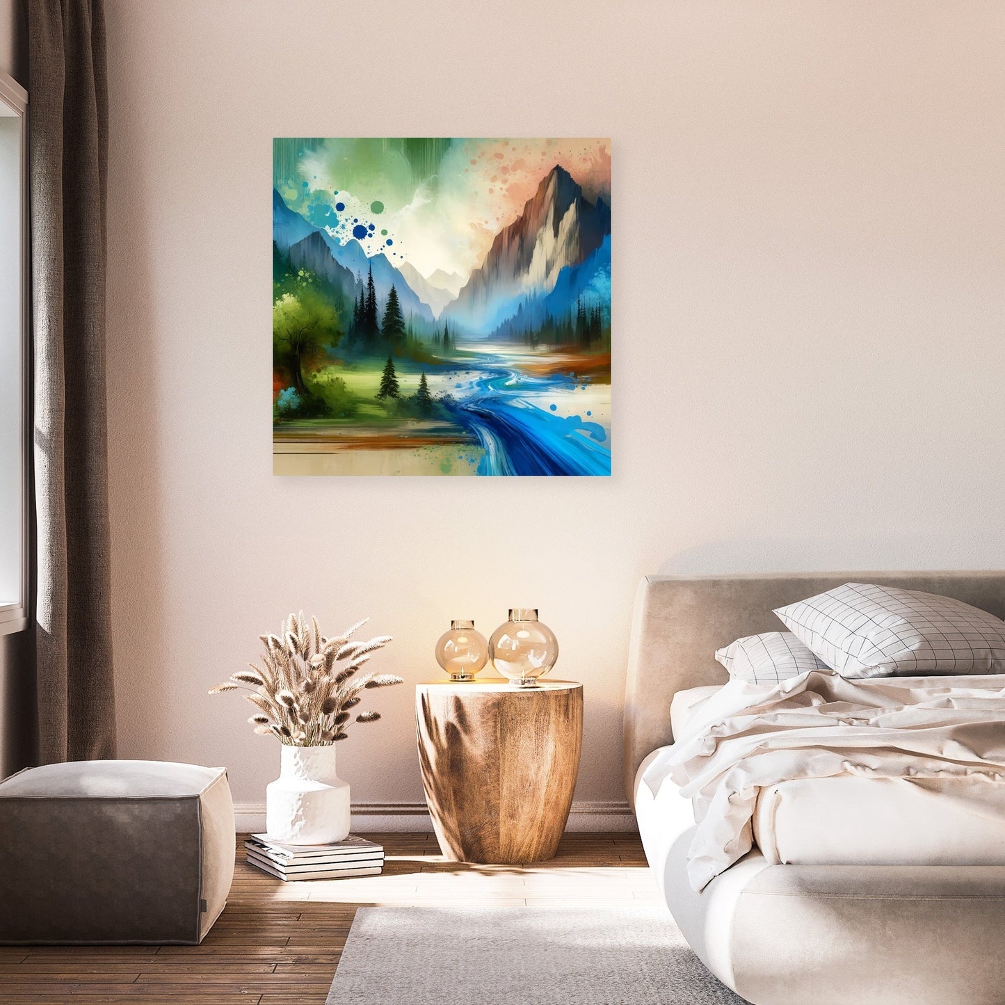 Tranquil Mountain Canvas