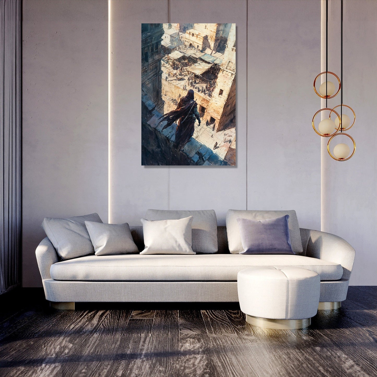 Cloaked Guardian Canvas