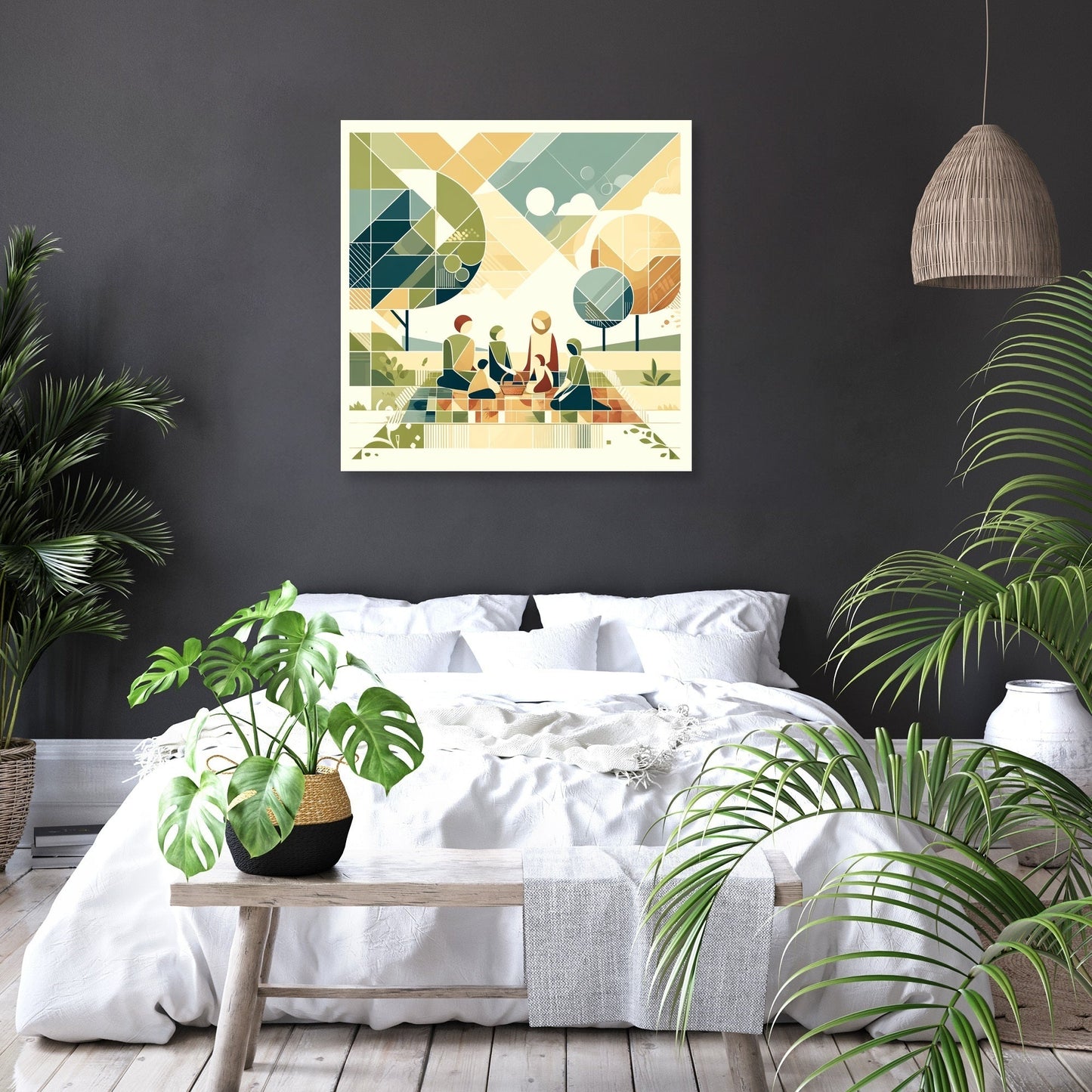 Picnic Harmony Canvas