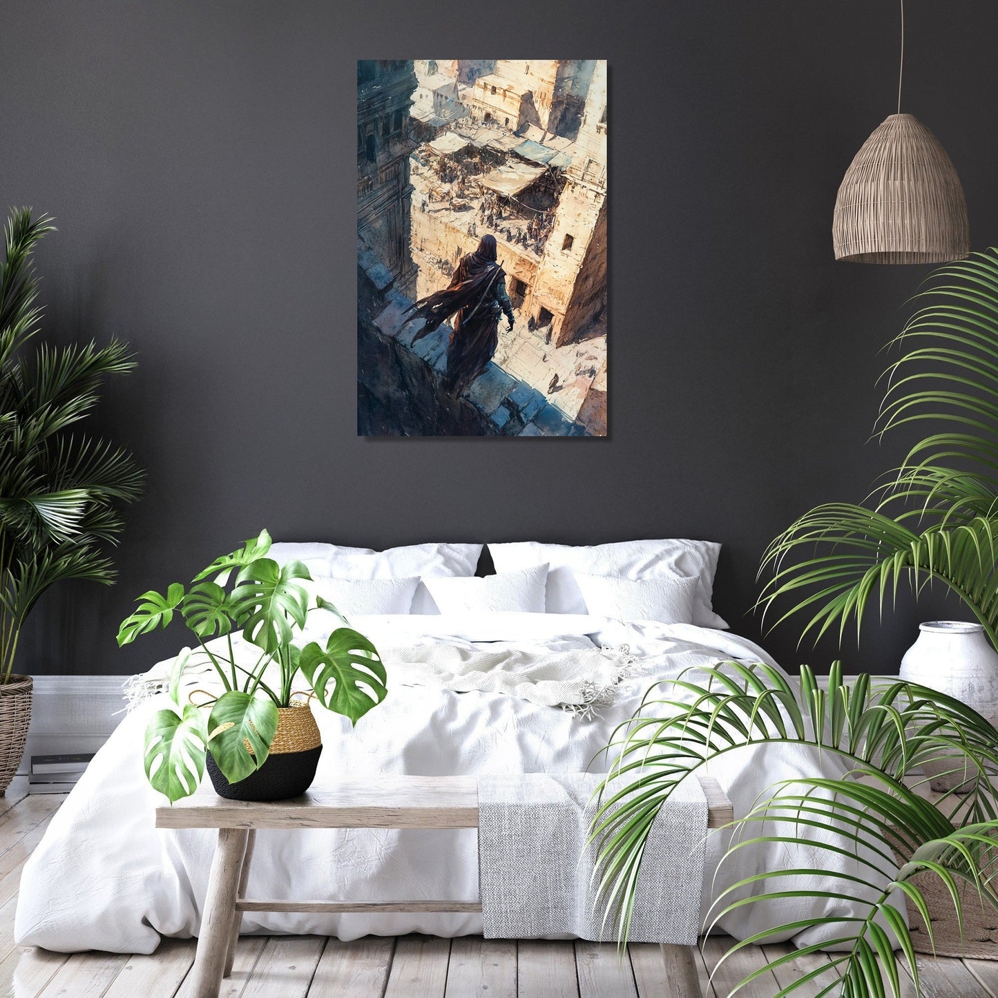 Cloaked Guardian Canvas