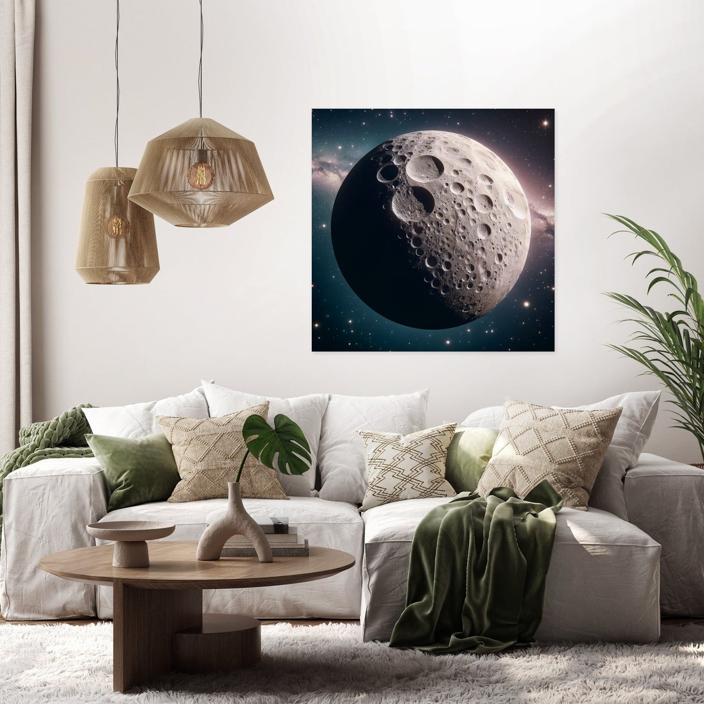 Callisto's Cratered Legacy Canvas