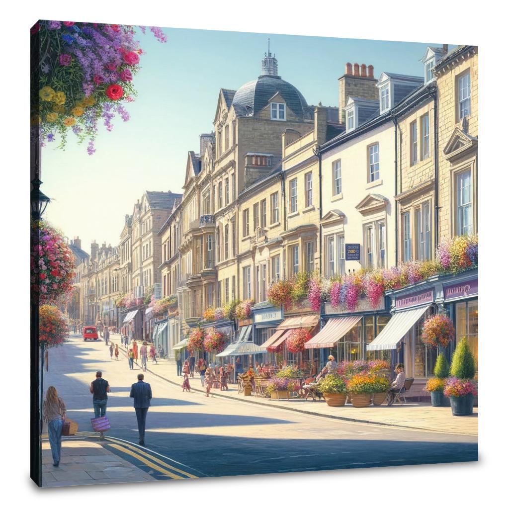 Spring on Montpellier Hill Canvas