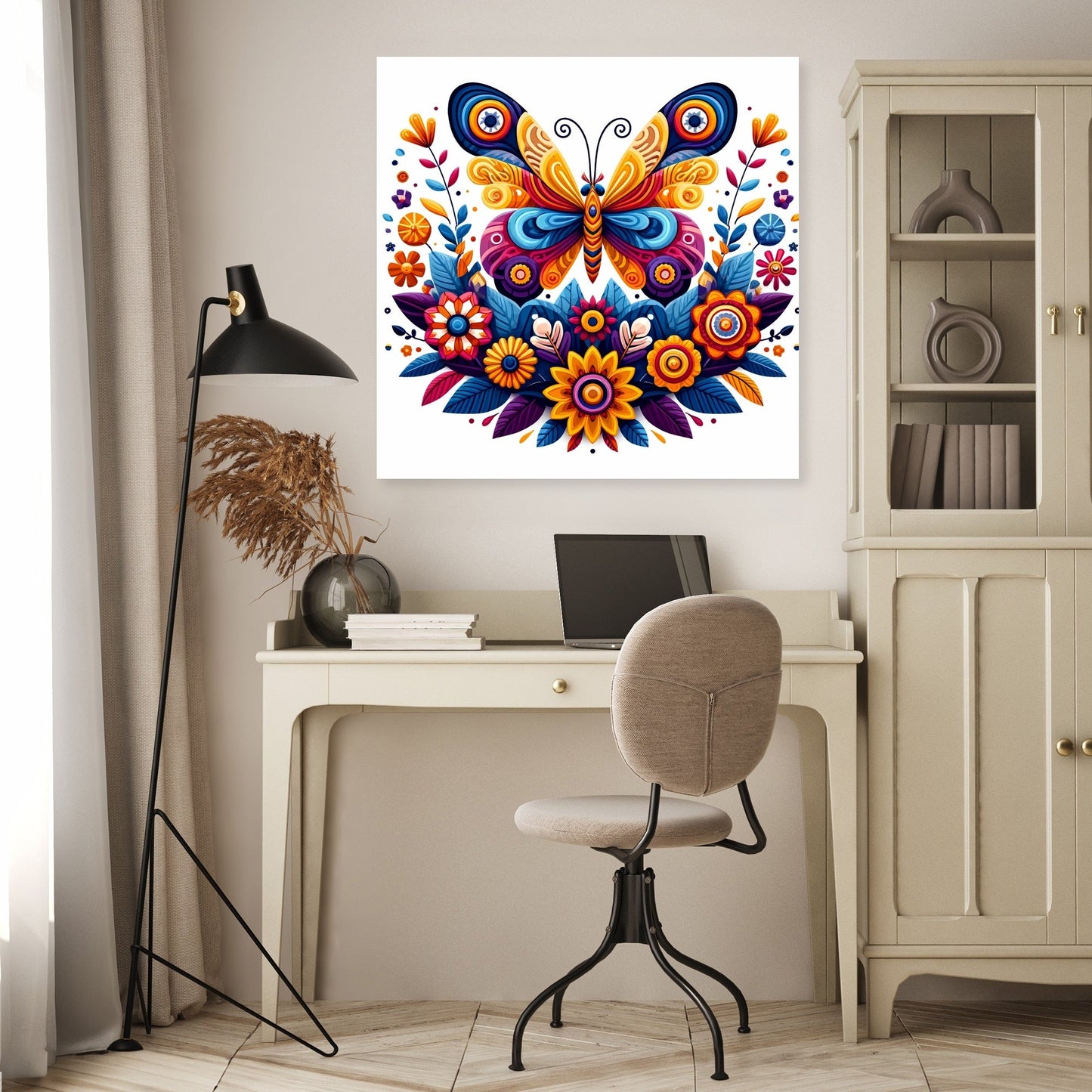 Butterfly Garden Canvas