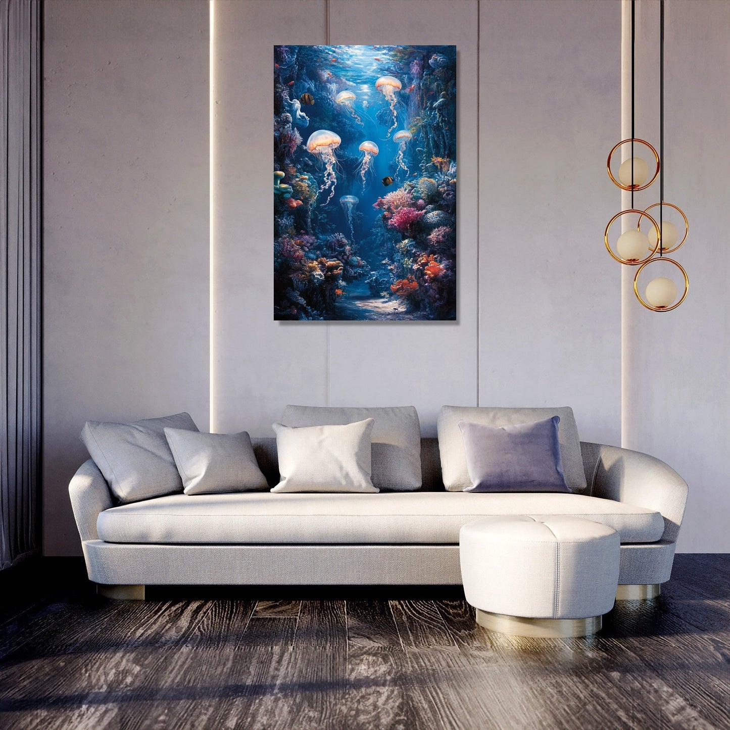Enigmatic Ocean Symphony Canvas