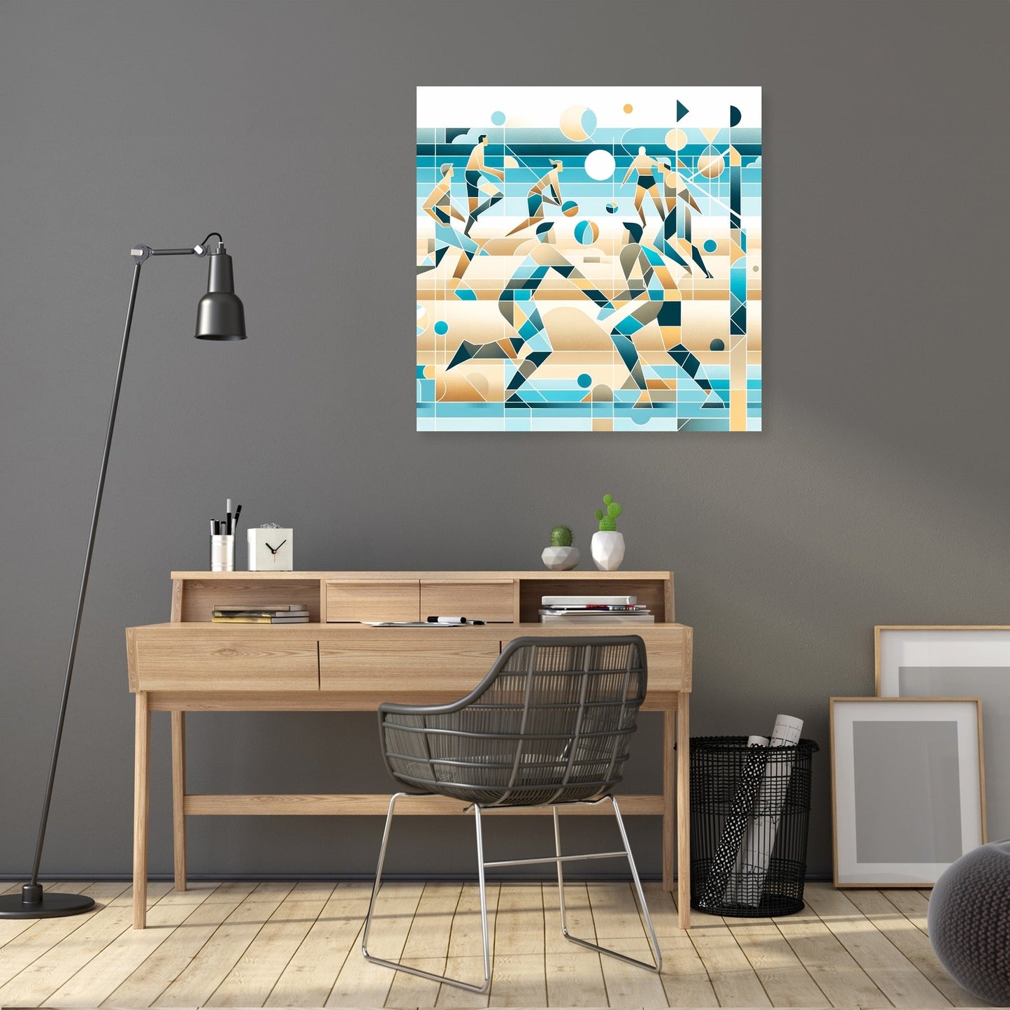 Beach Volleyball Vibes Canvas