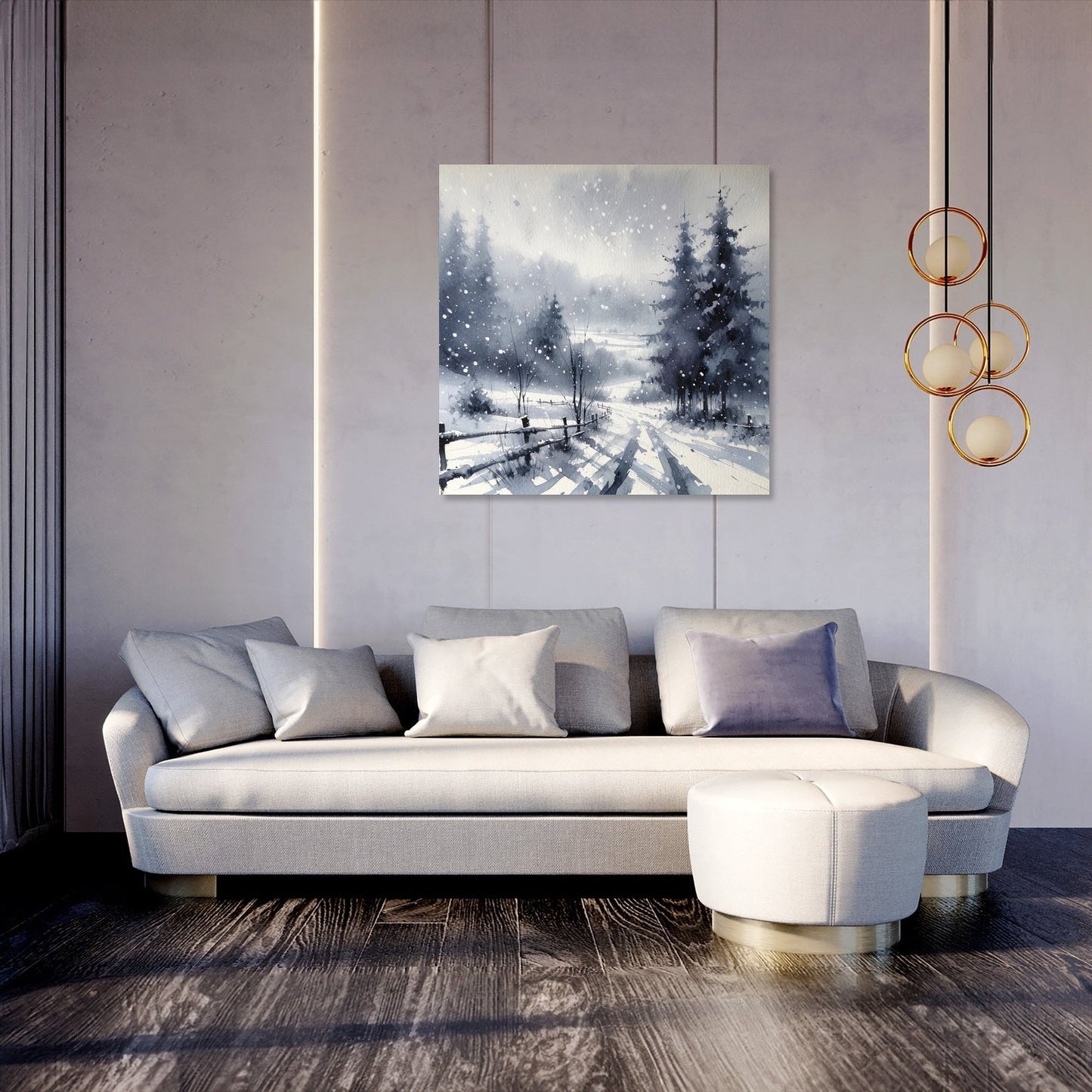 Whispering Winter Canvas