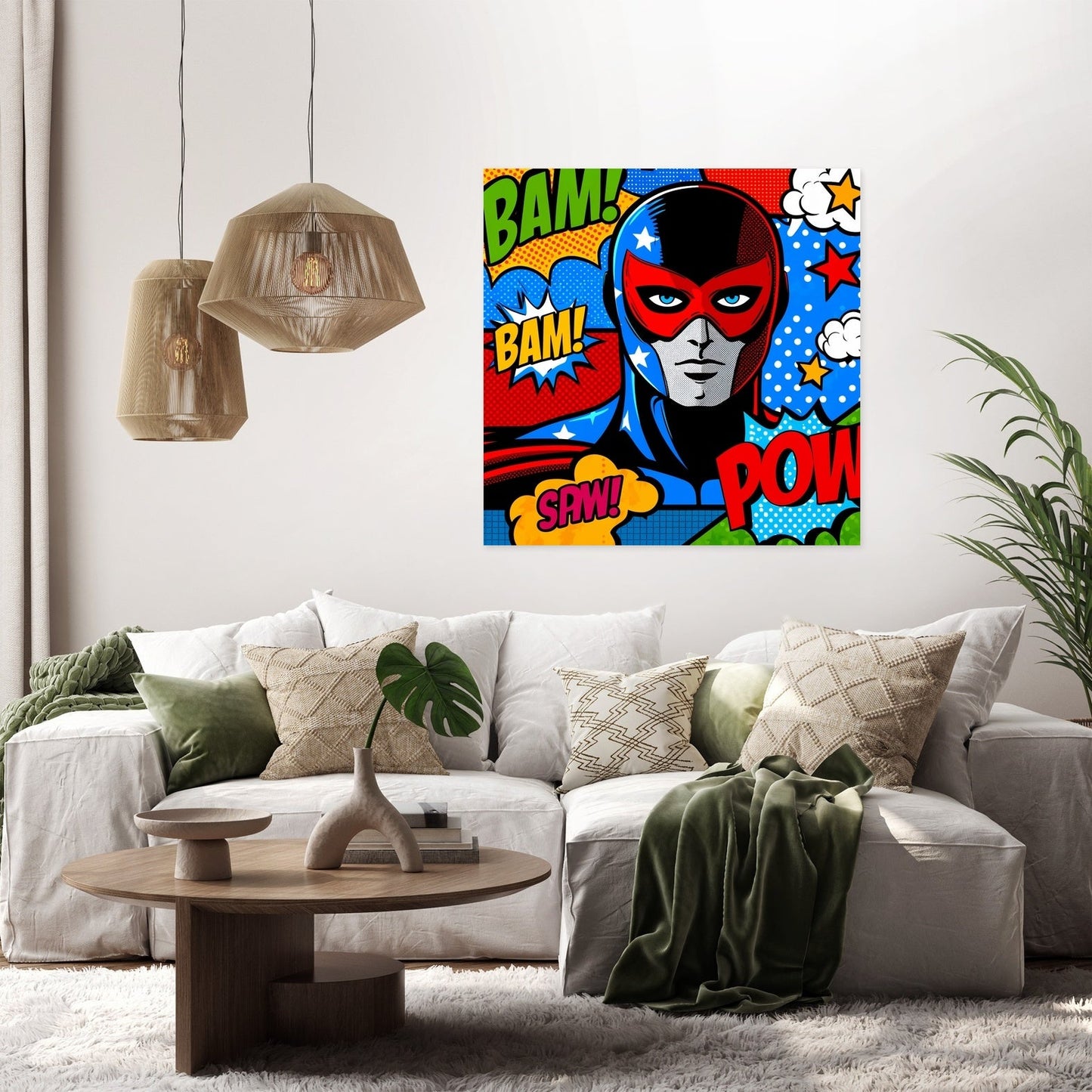 Heroic Action Canvas