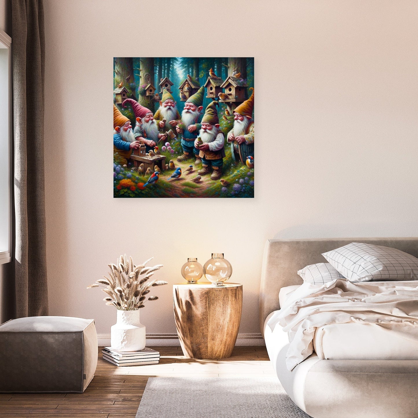 Enchanted Woodland Gnomes Canvas