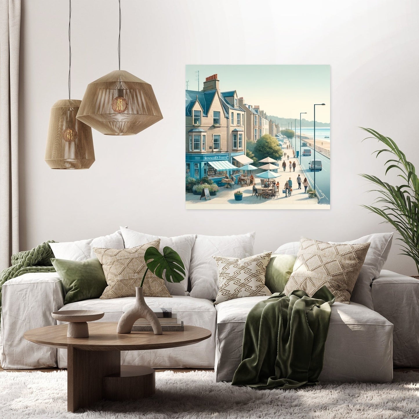 Broughty Ferry Road Canvas