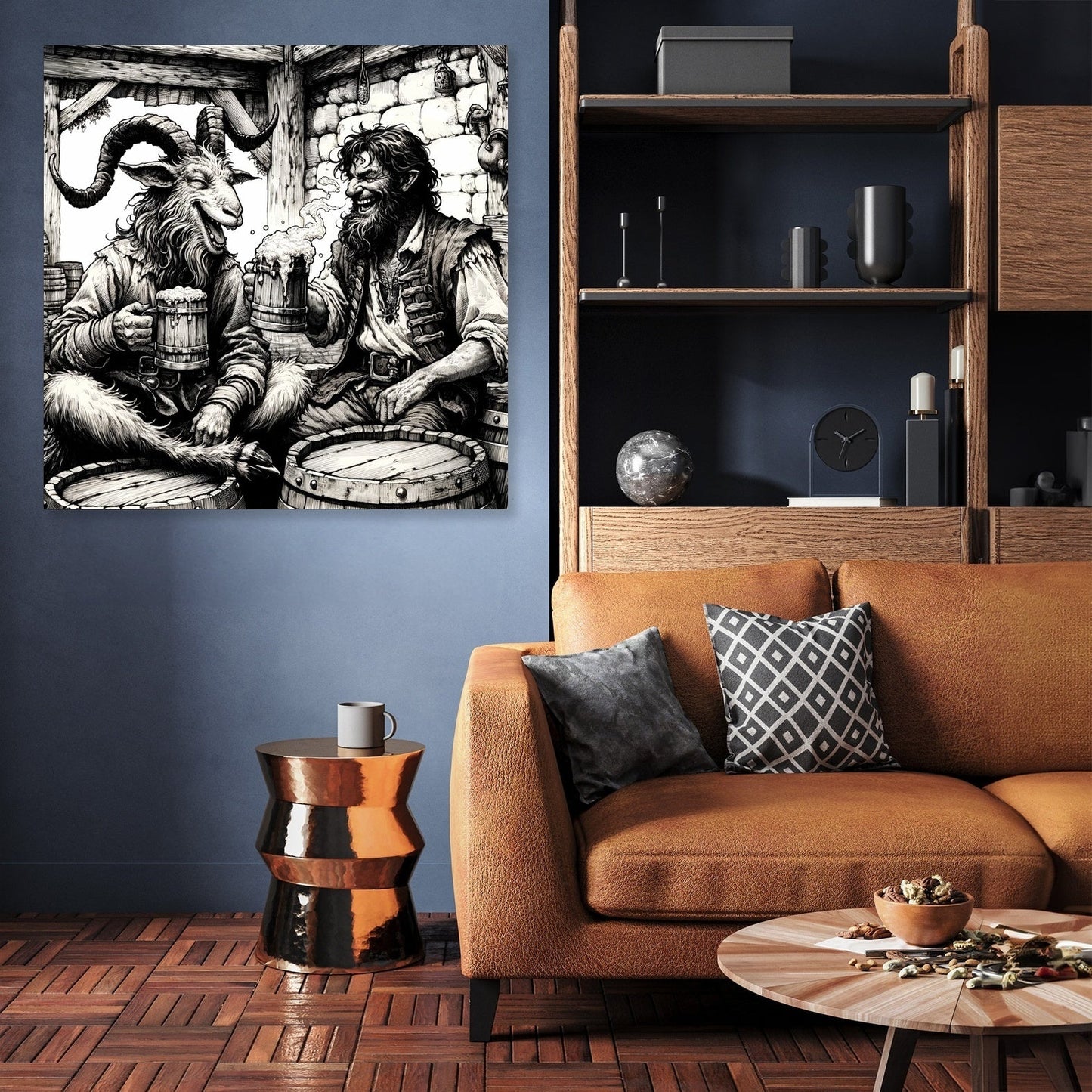 Woodland Tavern Comrades Canvas