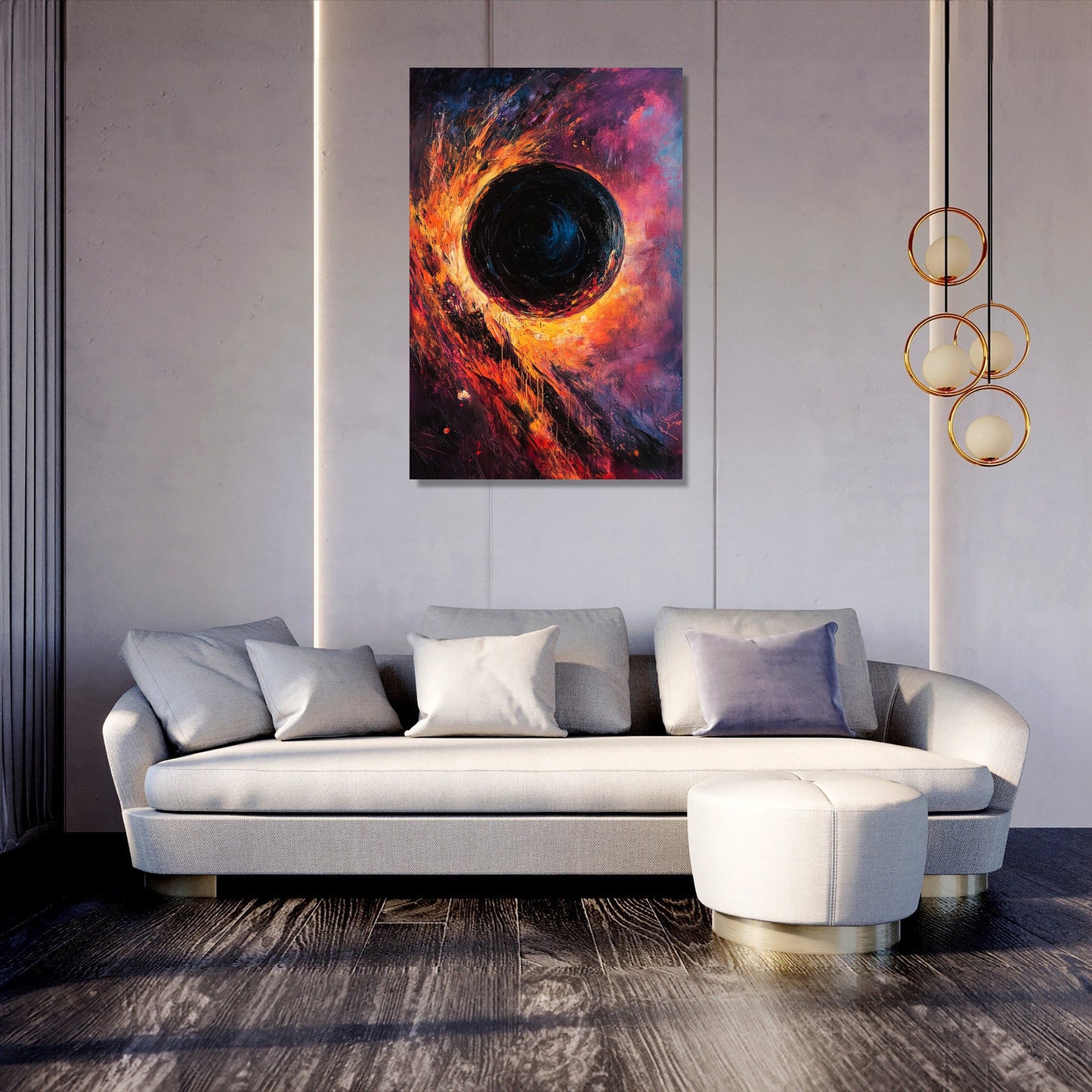 Black Hole Convergence Canvas