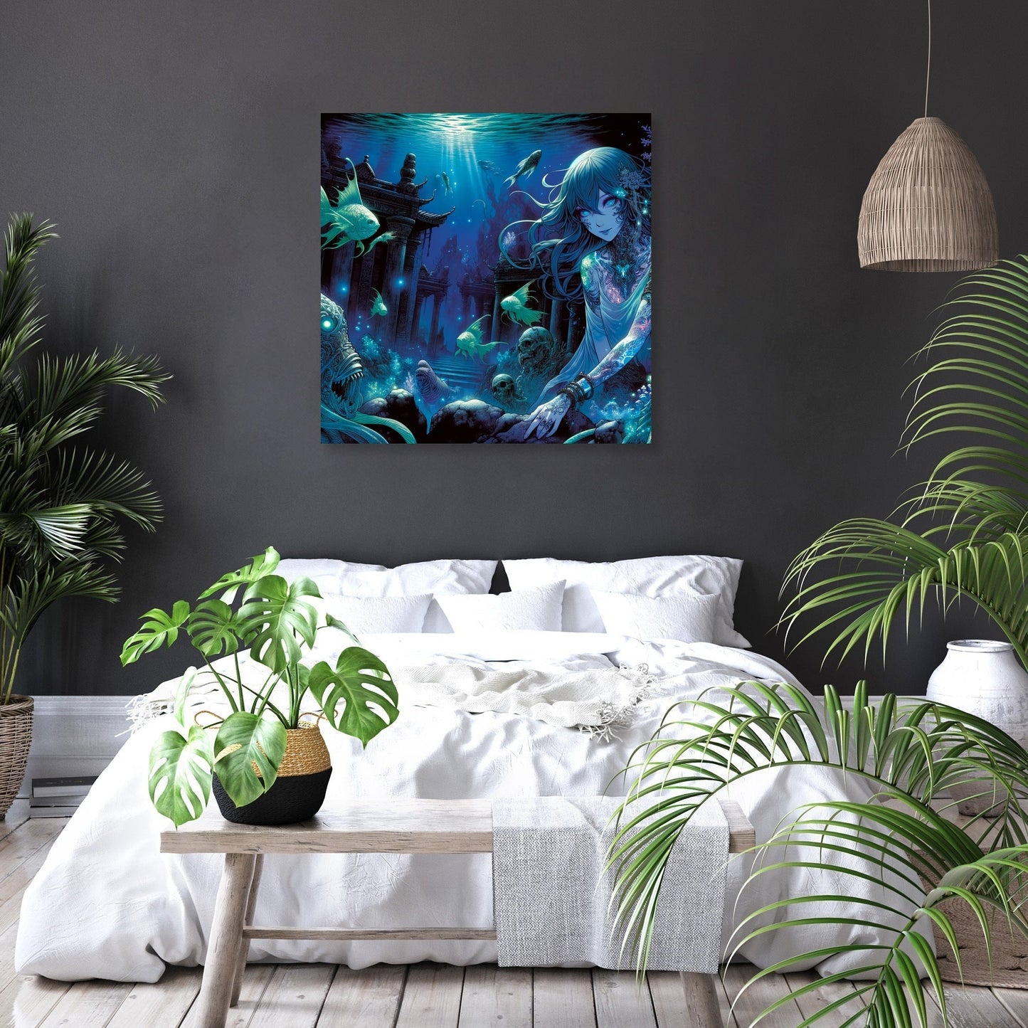 Abyssal Guardian Canvas
