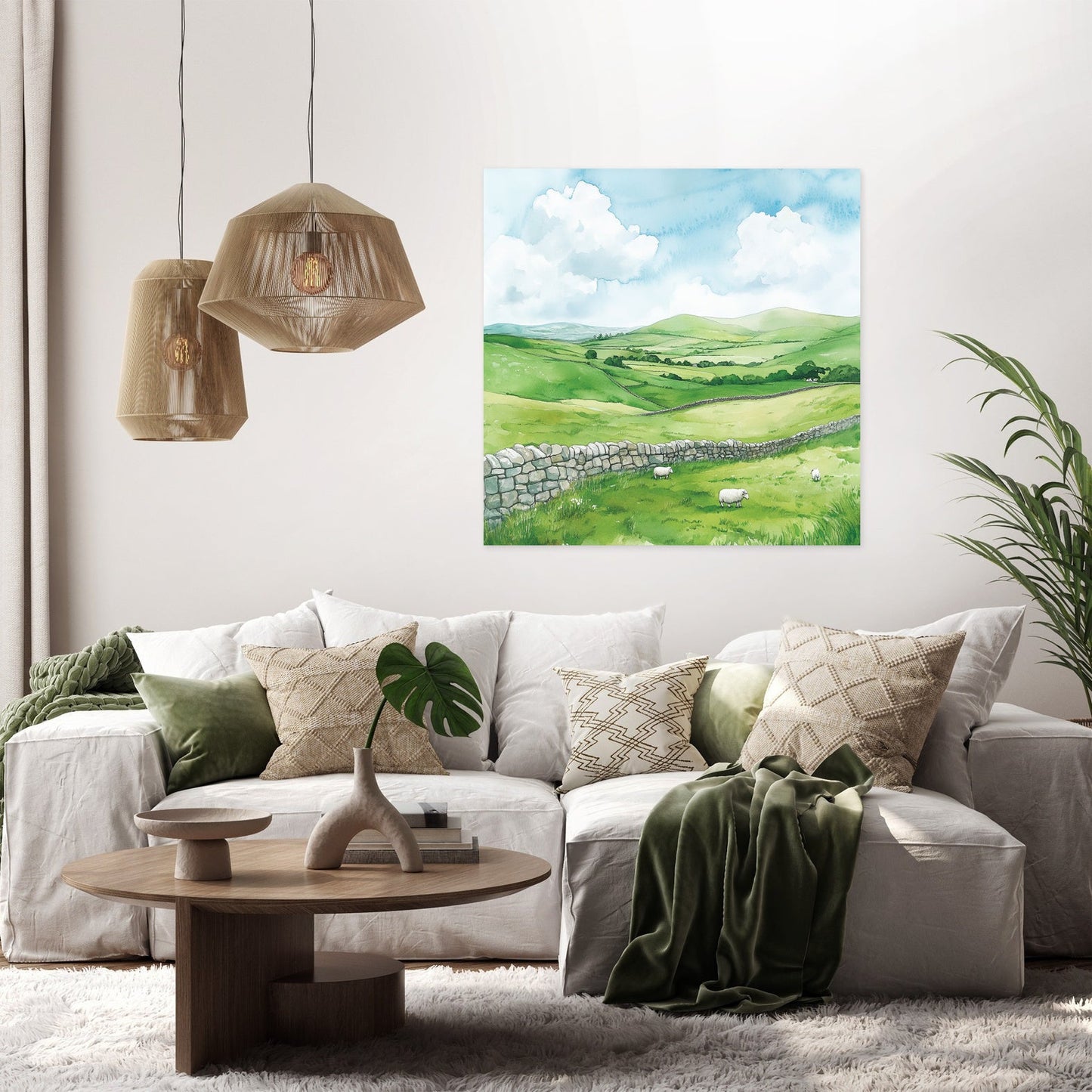 Emerald Hills Canvas