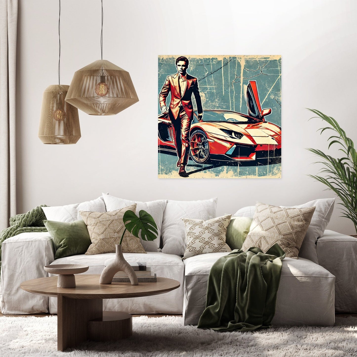 Hollywood Star Drive Canvas