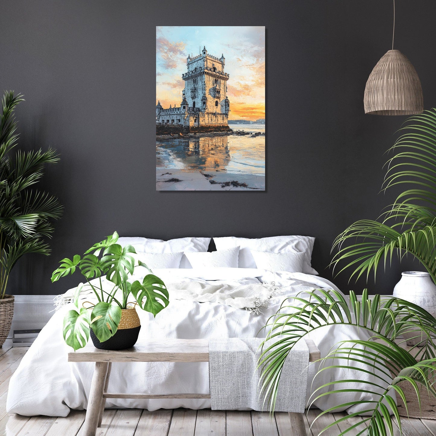 Belém Tower Sunrise Canvas