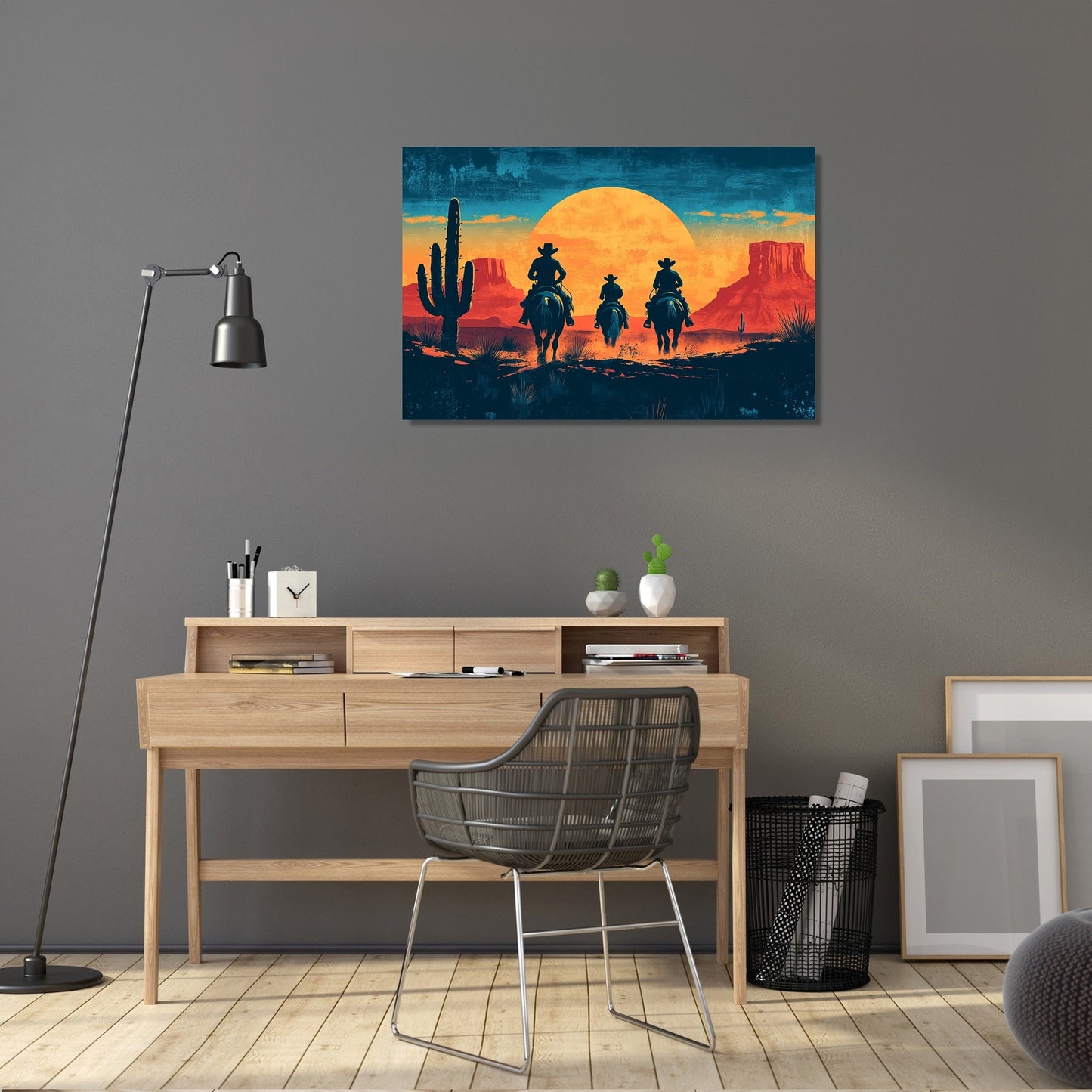 Cowboy Frontier Canvas