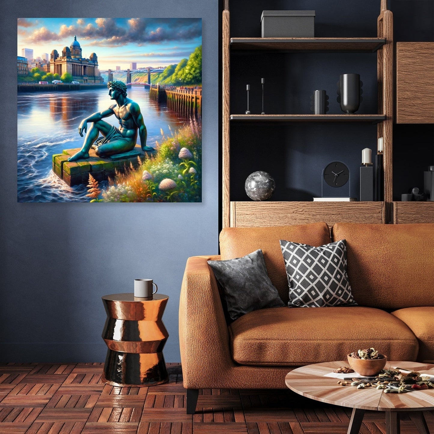 Tyne's Serenity in Newcastle Canvas