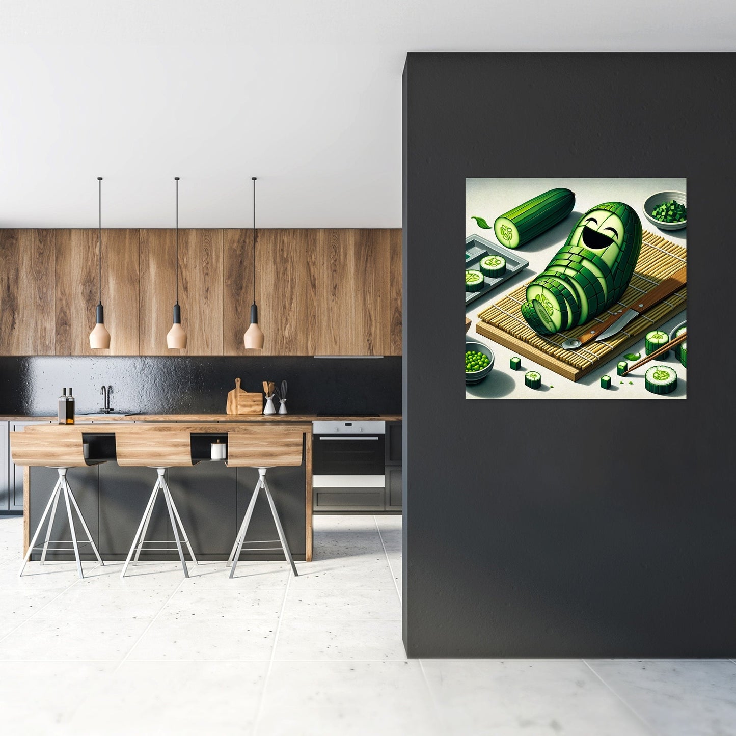 Cucumber Roll Canvas