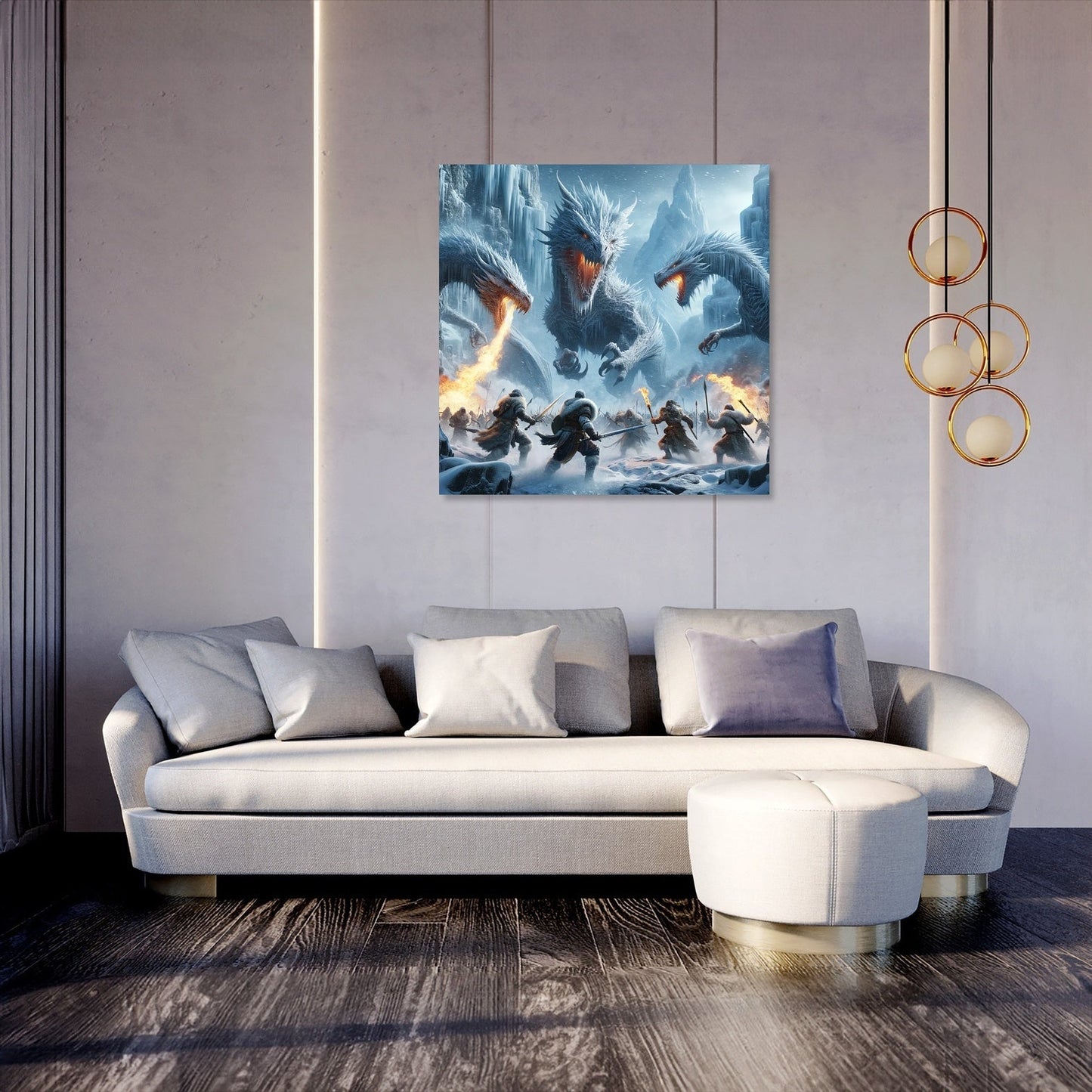 Battle of Frost Island Canvas