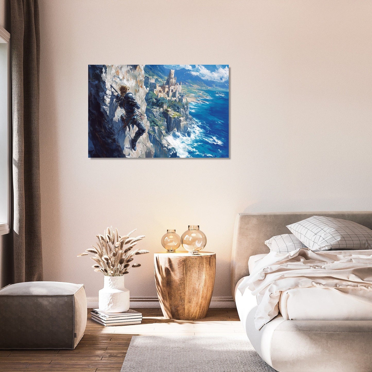 Hero's Ascent Temple Canvas