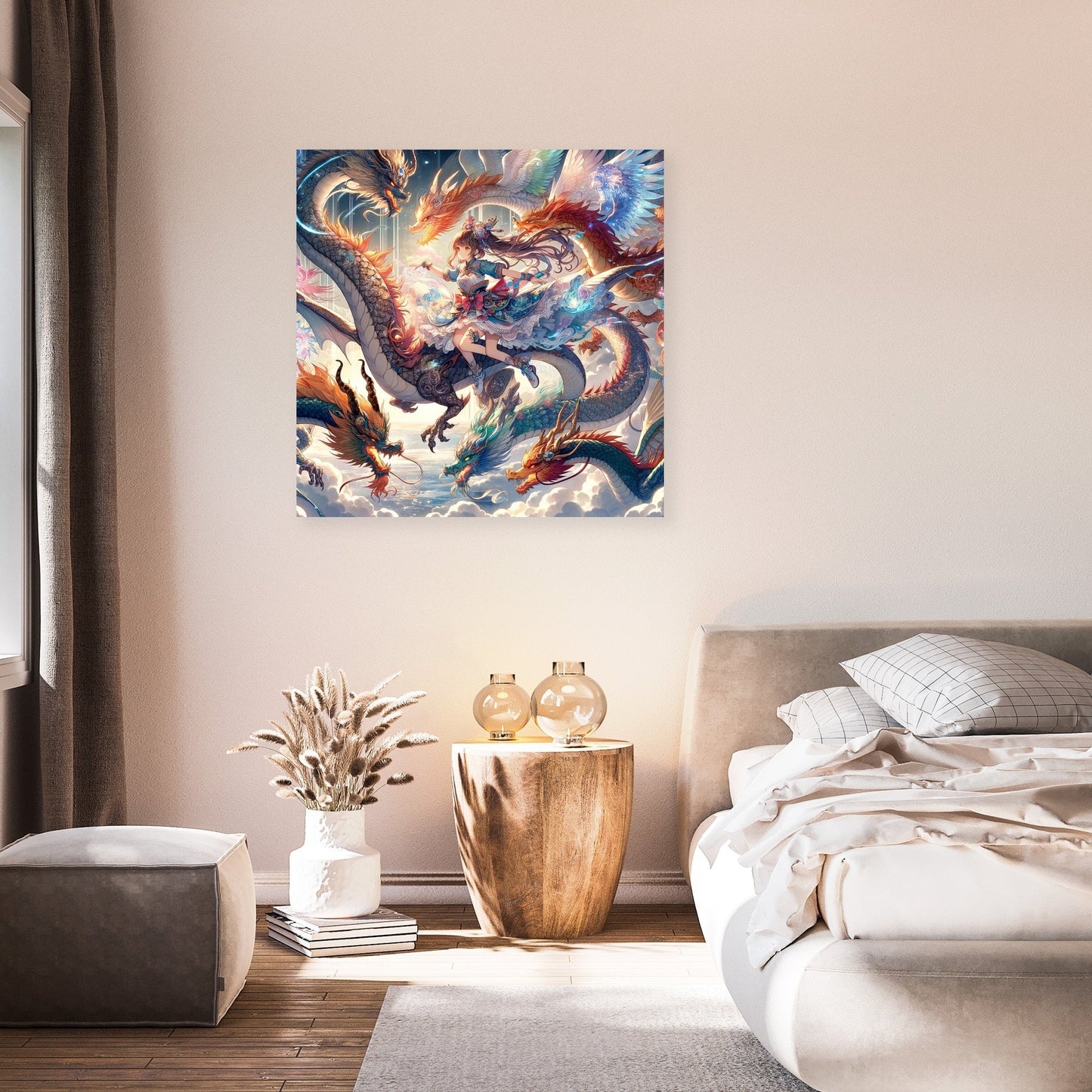 Elemental Dragon Dance Canvas