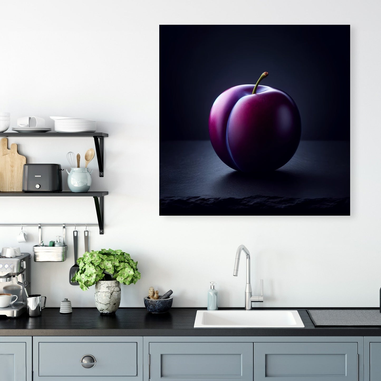 Luminous Plum Canvas
