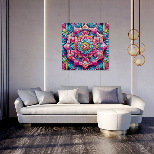Labyrinthine Vibrance Canvas